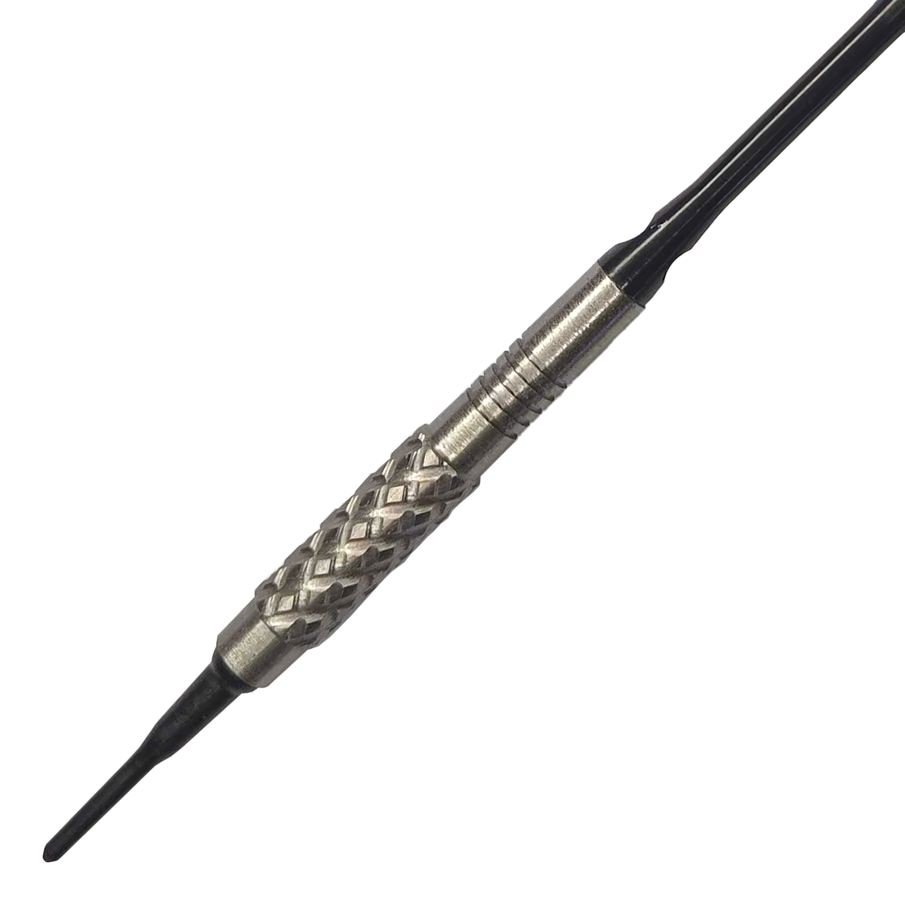 Lotki miękkie McDart 85 Tungsten V4 - 16g Dies ist ein McDart 85er Tungsten V4 Softdart mit einem Gewicht von 16g. Der Dartpfeil hat eine silberne, gerändelte Griffzone für besseren Halt.