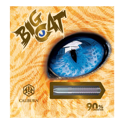 Stalowe lotki Caliburn Big Cats Ocelot Caliburn Big Cats Ozelot Steeldarts mit einem Gewicht von 23g. Das Bild zeigt die Steeldarts aus einer anderen Perspektive.