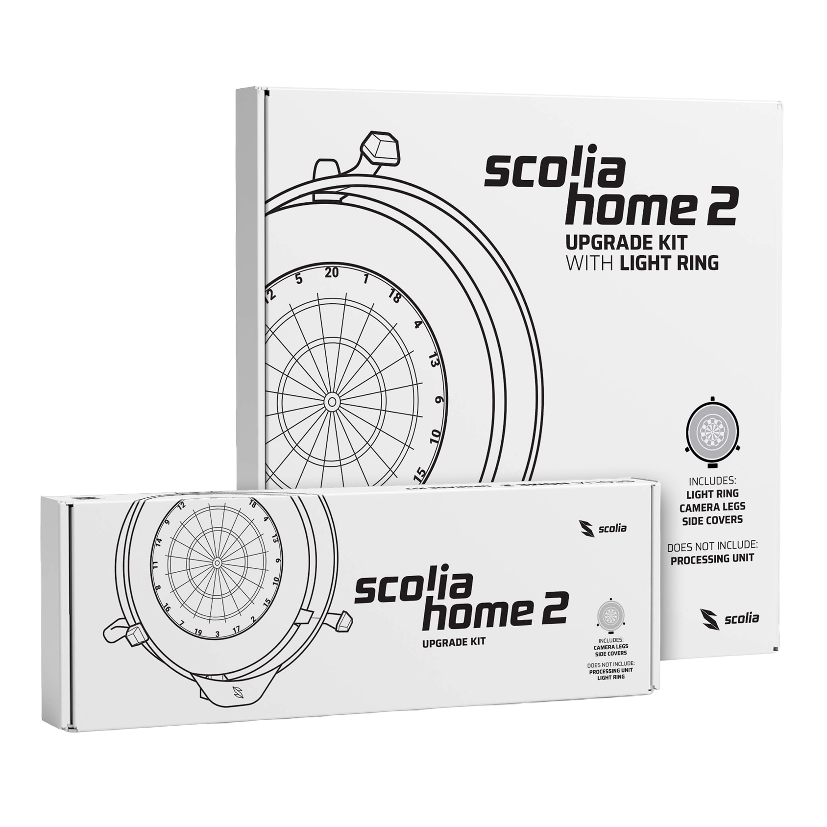 Zestaw modernizacyjny Scolia Home 2 Das Bild zeigt das Scolia Home 2 Upgrade-Kit. Dieses Produkt ist ein Erweiterungsset für das Scolia Home-System.