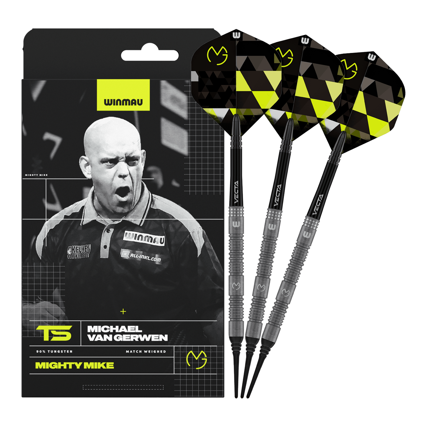 Miękkie rzutki Winmau Michael Van Gerwen TS - 18g