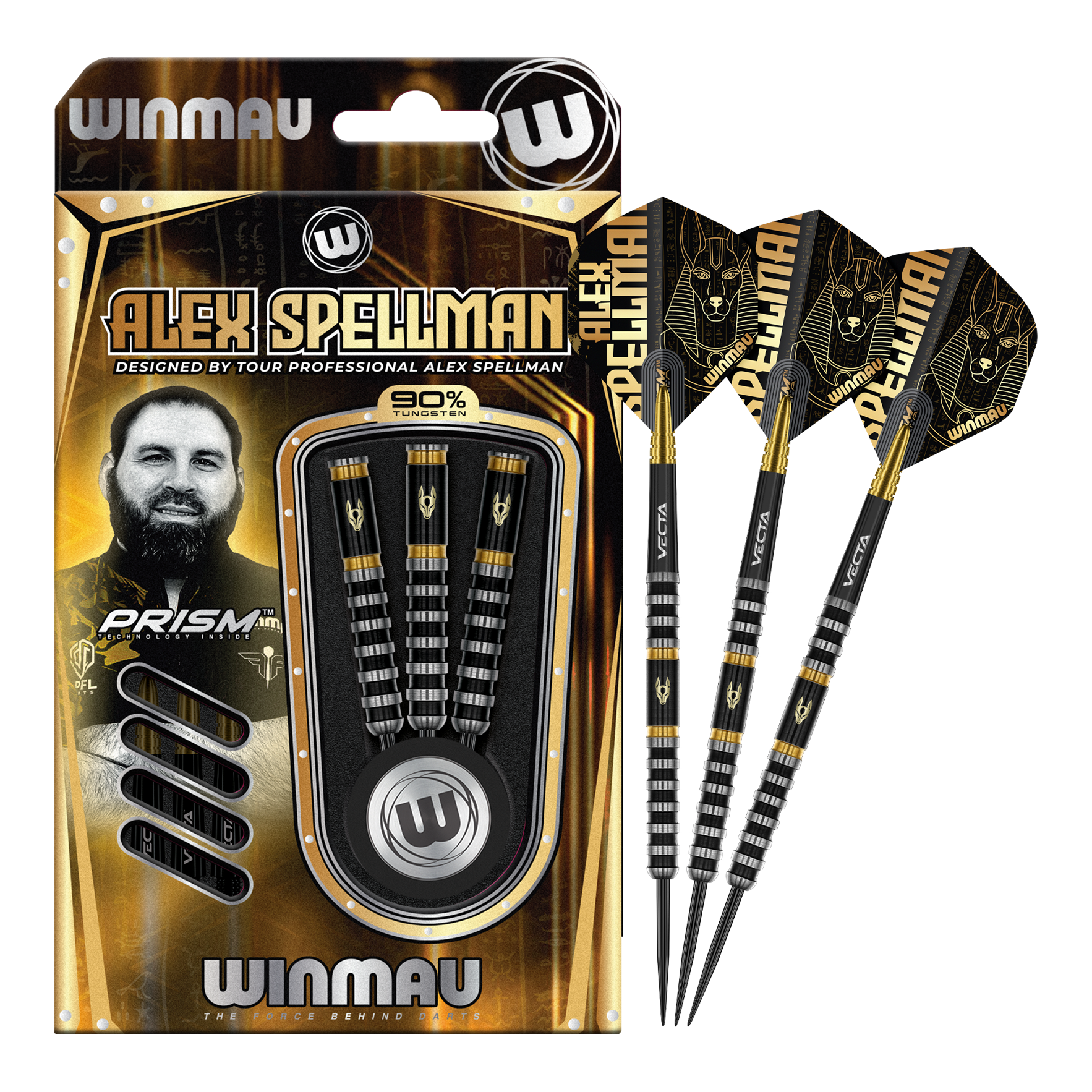 Winmau Alex Spellman Steeldarts Winmau Alex Spellman Steeldarts werden auf diesem Bild vollständig gezeigt. Das Produkt ist für professionelle und Hobbyspieler geeignet.