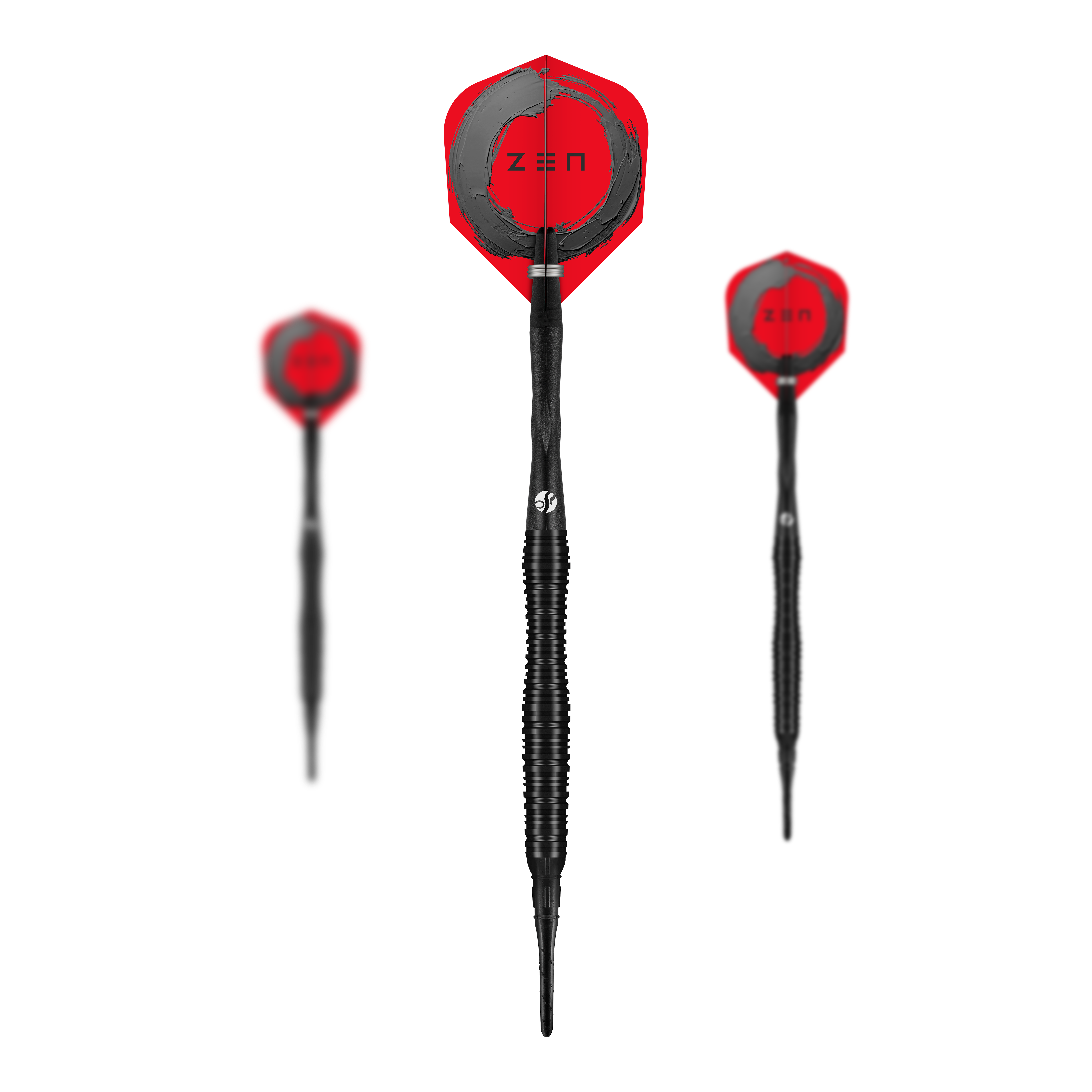 Shoty ZEN Scallop Soft Darts - 20g Hier ist ein Set Shot ZEN Scallop Softdarts mit je 20 Gramm gezeigt. Das Set beinhaltet mehrere Softdarts in ansprechendem Stil.