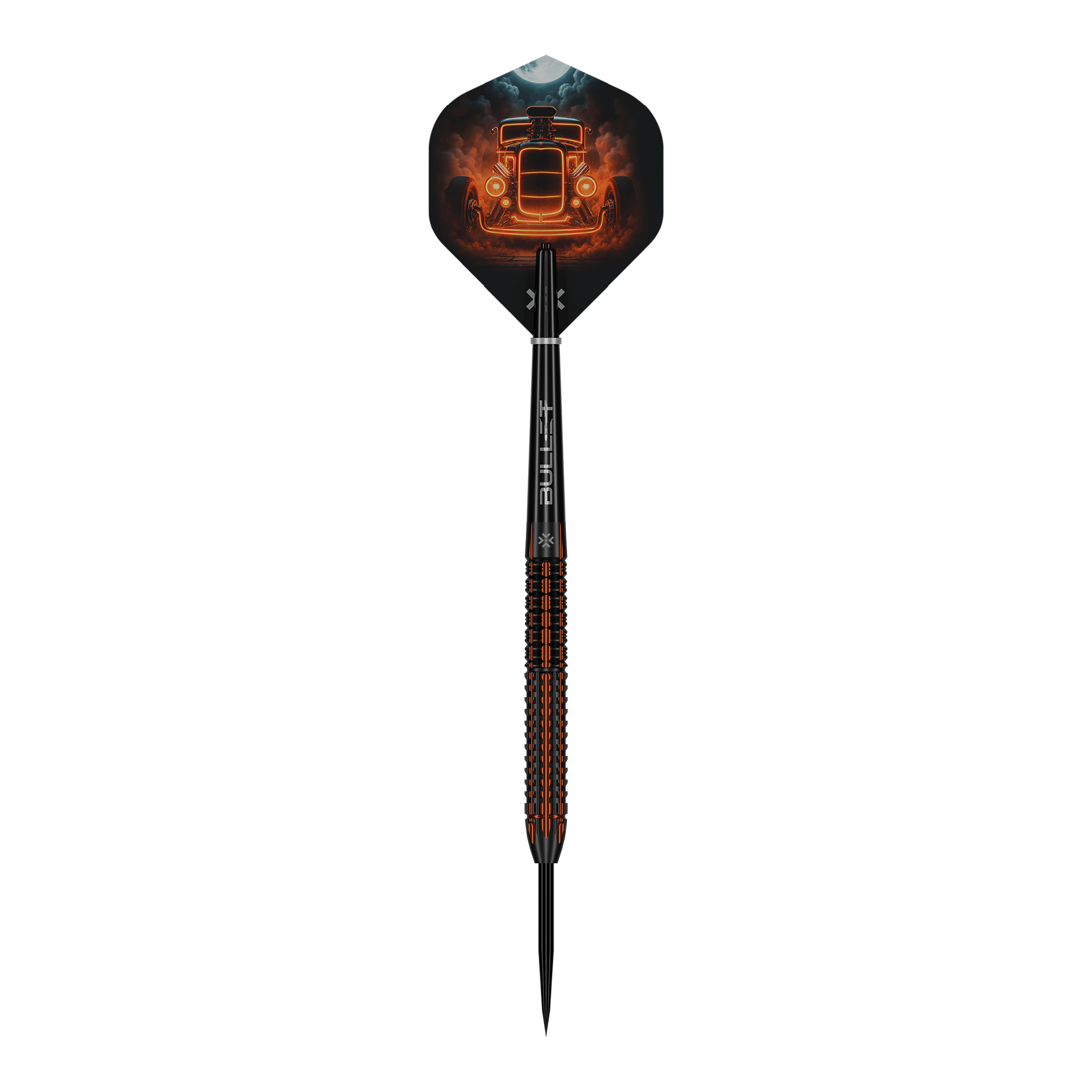 Dies ist ein Bild der Bullet Hotrod Steeldarts. Die Steeldarts zeichnen sich durch ein robustes Design aus.