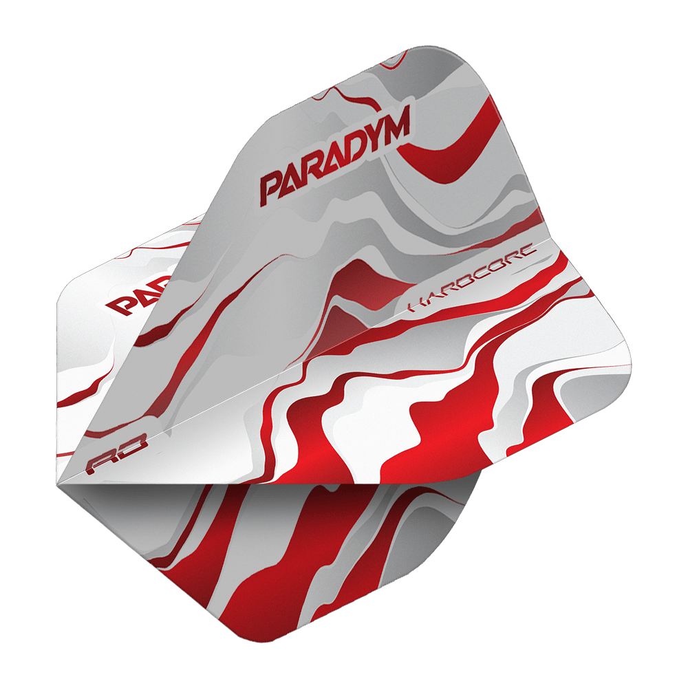 Red Dragon Hardcore Premium Paradym Czerwony Premium No2 Standardowe Loty Zu sehen sind Red Dragon Hardcore Premium Paradym Red Premium No2 Standard Flights. Dieses Dart-Flight-Set besticht durch ein rotes Premium-Design.