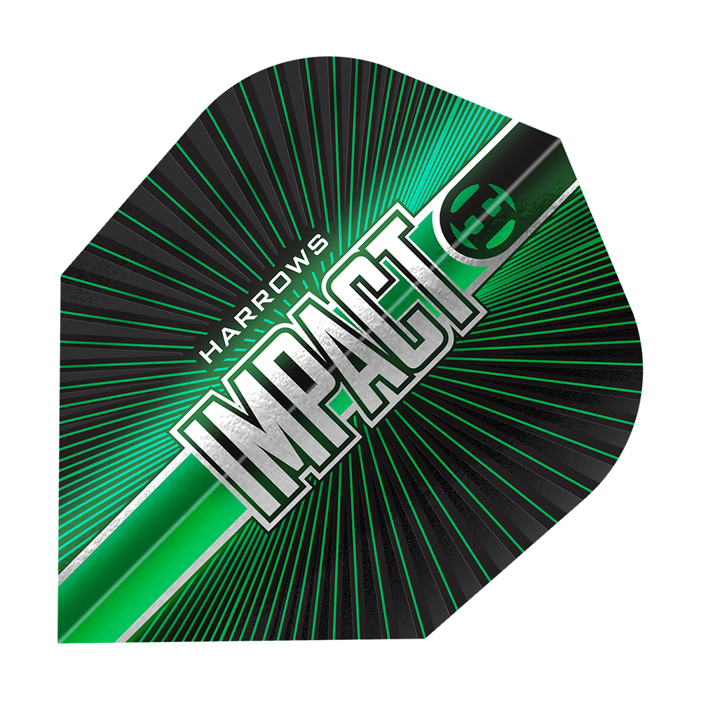 Loty Harrows Impact nr 6 Hier sind die Harrows Impact No6 Flights abgebildet. Diese Flights werden für Dartpfeile verwendet.