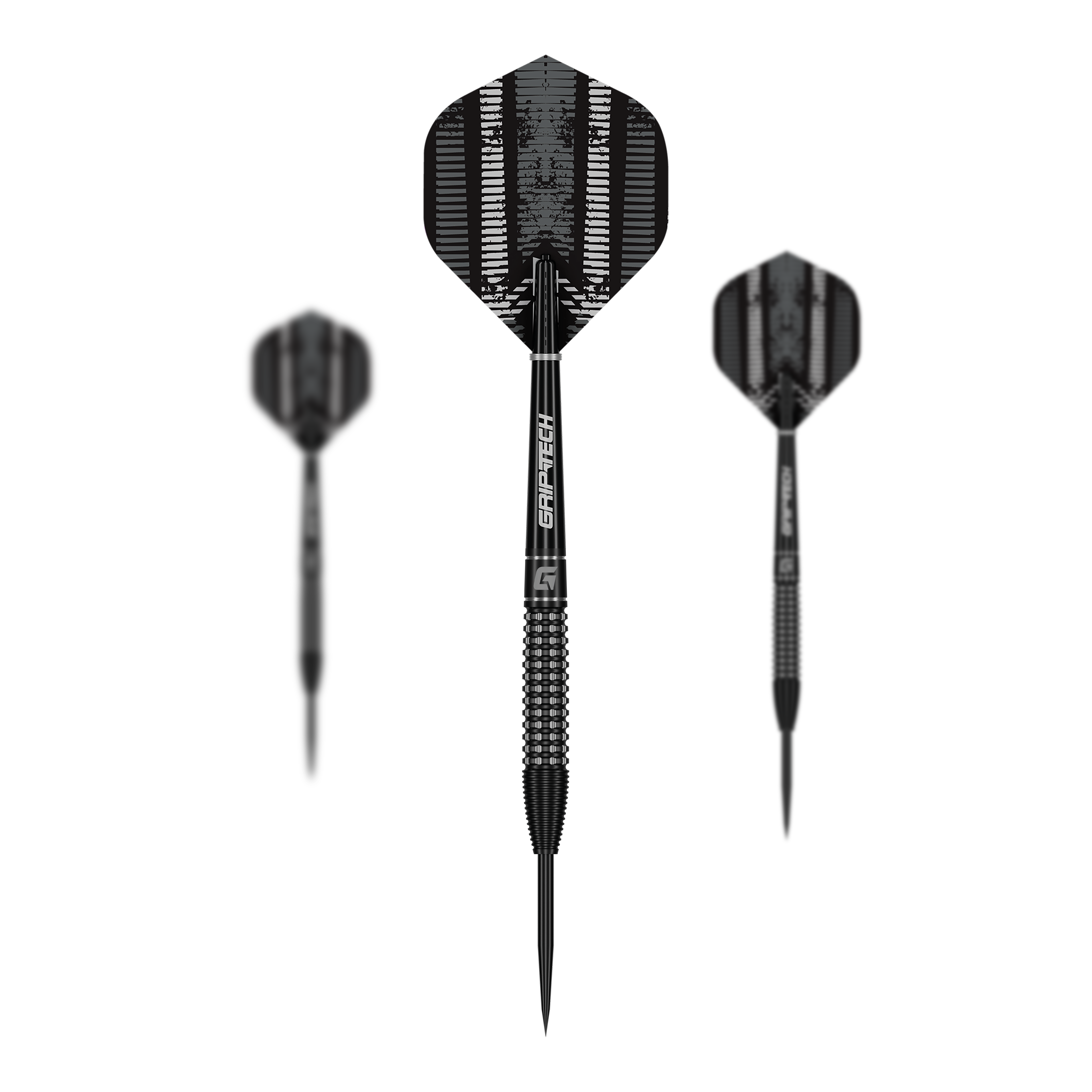 Das Bild zeigt das Set GOAT Sprocket MKIII Bomb Steeldarts. Abgebildet sind mehrere Dartpfeile als Set.