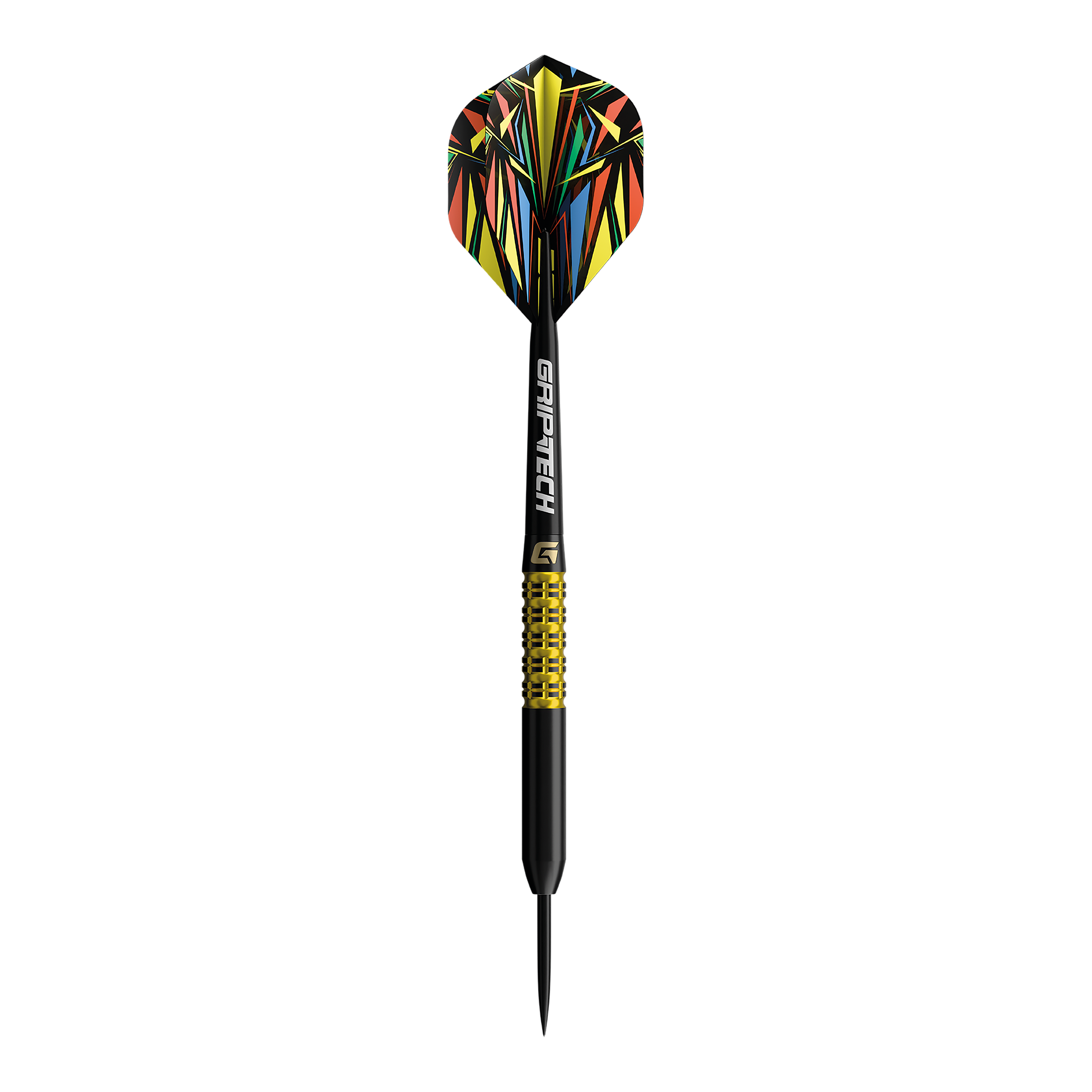 Zu sehen ist ein gelber Tungsten-Steeldart. Die Bezeichnung im Dateinamen lautet 'GD7000770 GOAT Athlete Yellow Tungsten Steeldarts 1'.