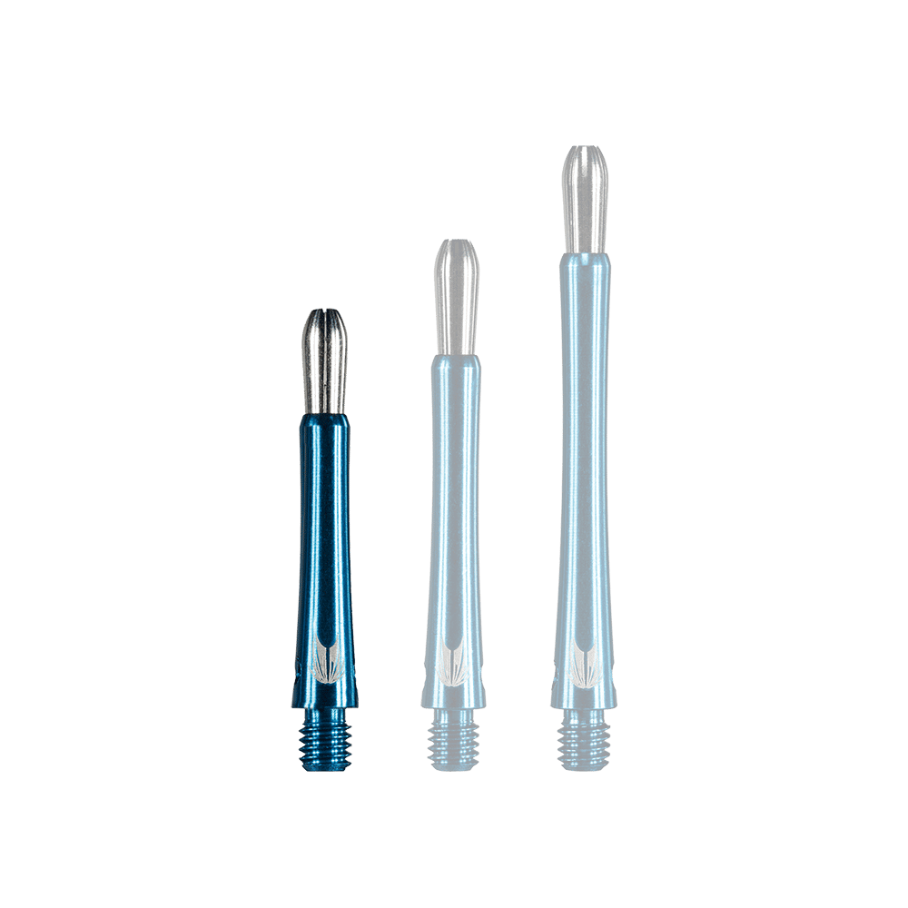 Target Grip Style Aluminium Shafts - Blau