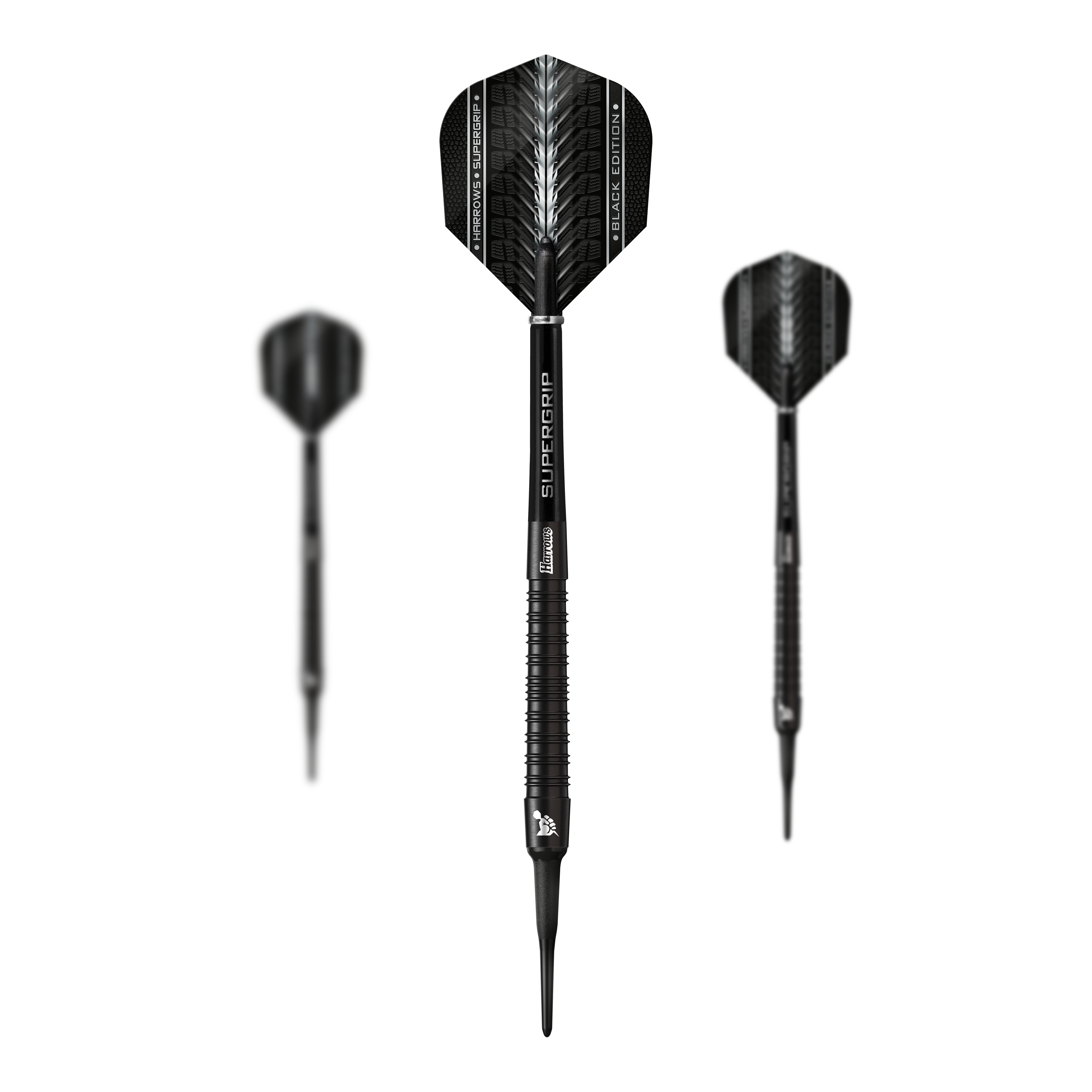 Miękkie lotki Harrows Supergrip Black Edition