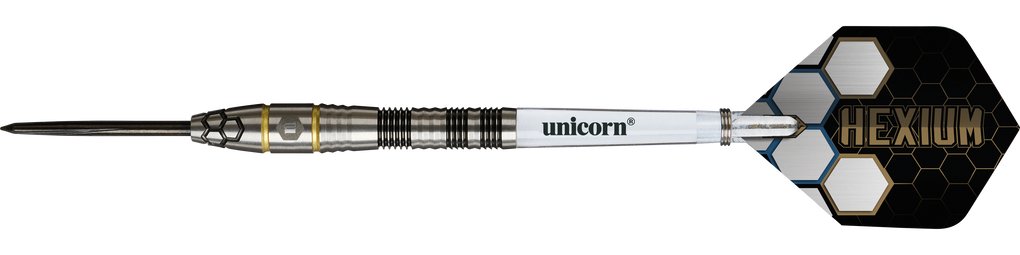 Unicorn Hexium Style 01 Czarno-złote Steeldarts