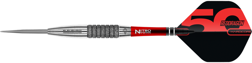 Rzutki stalowe Red Dragon Element 6 C z kolekcji 50 lat - 25 g