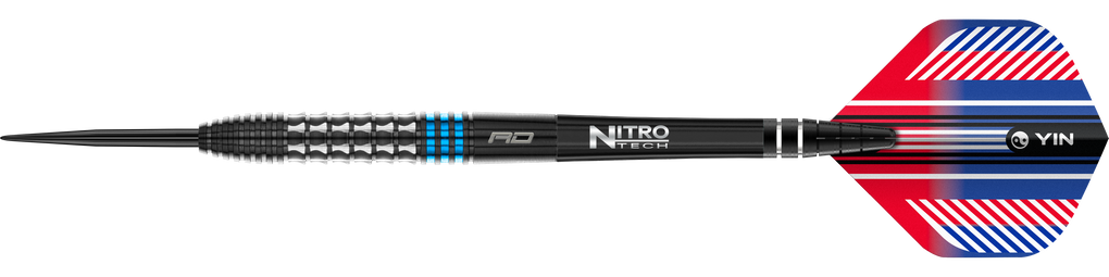 Niebieskie stalowe lotki Red Dragon Vengeance