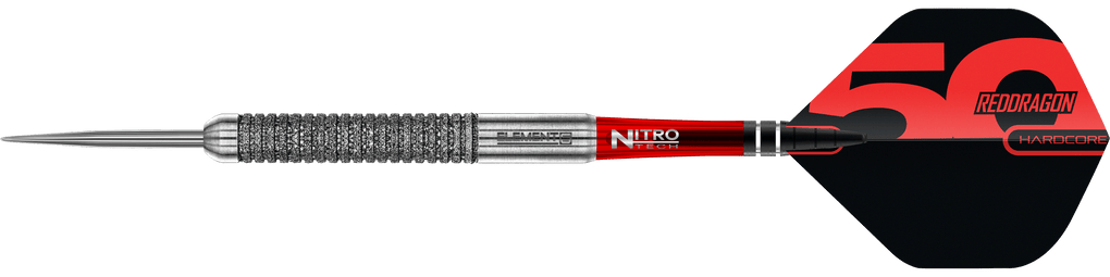 Rzutki stalowe Red Dragon Element 6 B z kolekcji 50 lat - 24 g