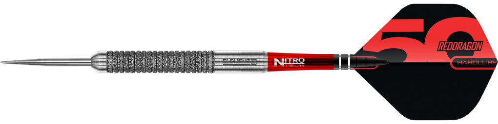 Rzutki stalowe Red Dragon Element 6 B z kolekcji 50 lat - 24 g