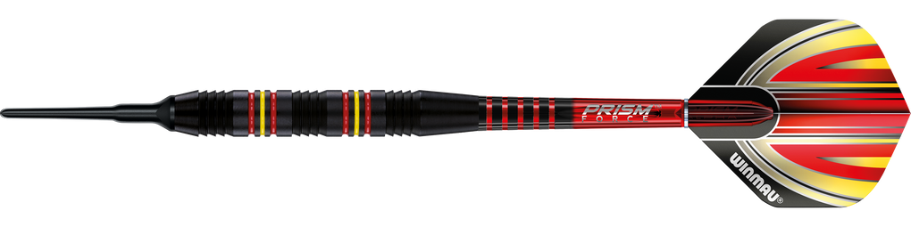 Softdarts Winmau Outrage V2 z mosiądzu powlekanego na czarno - 18g