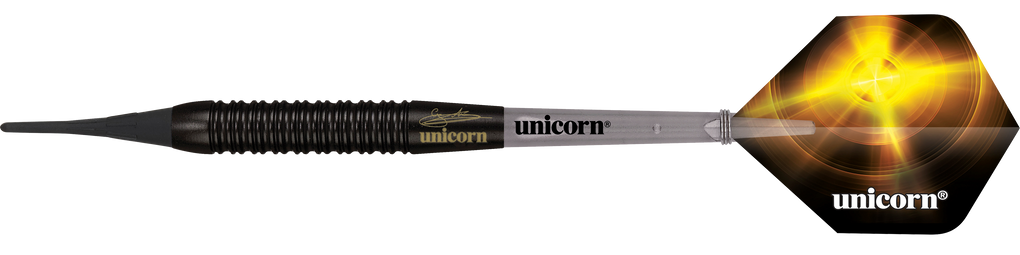 Mistrz Świata Unicorn Gary Anderson Black Brass Soft Darts - 19 g