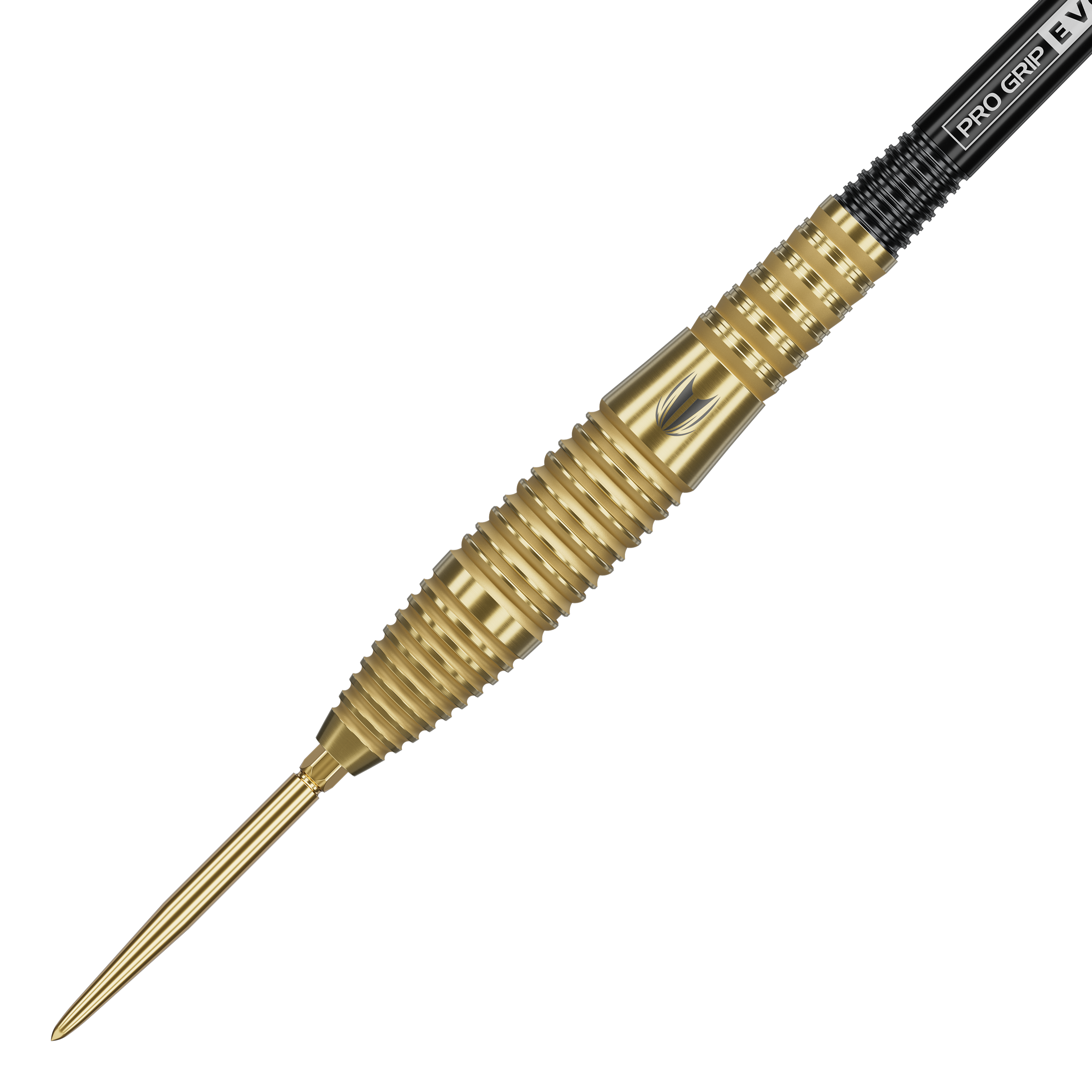 Stalowe lotki Target Bolide Envy 05 Swiss Point Hier sieht man die Target Bolide Envy 05 Swiss Point Steeldarts. Die Darts werden aus einer anderen Perspektive gezeigt, sodass das Design gut erkennbar ist.