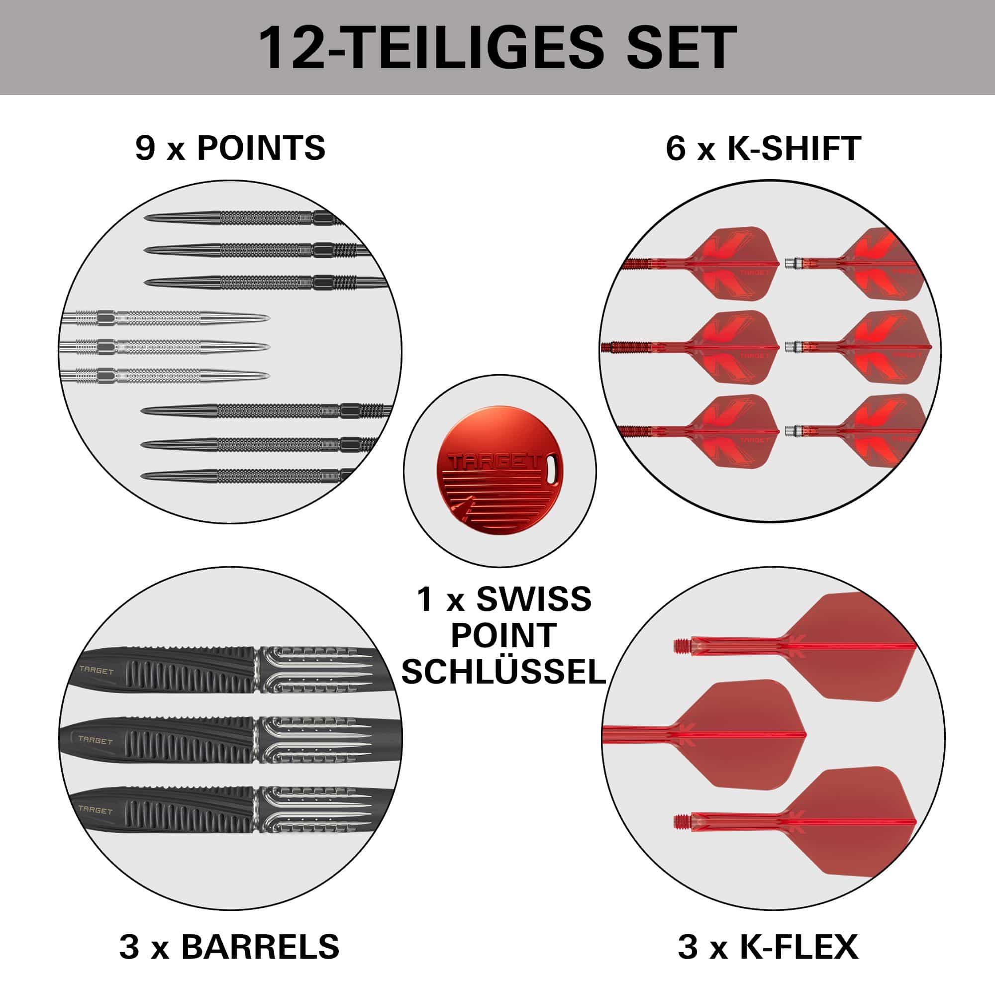 Lotki stalowe Target Shift Swiss Point 