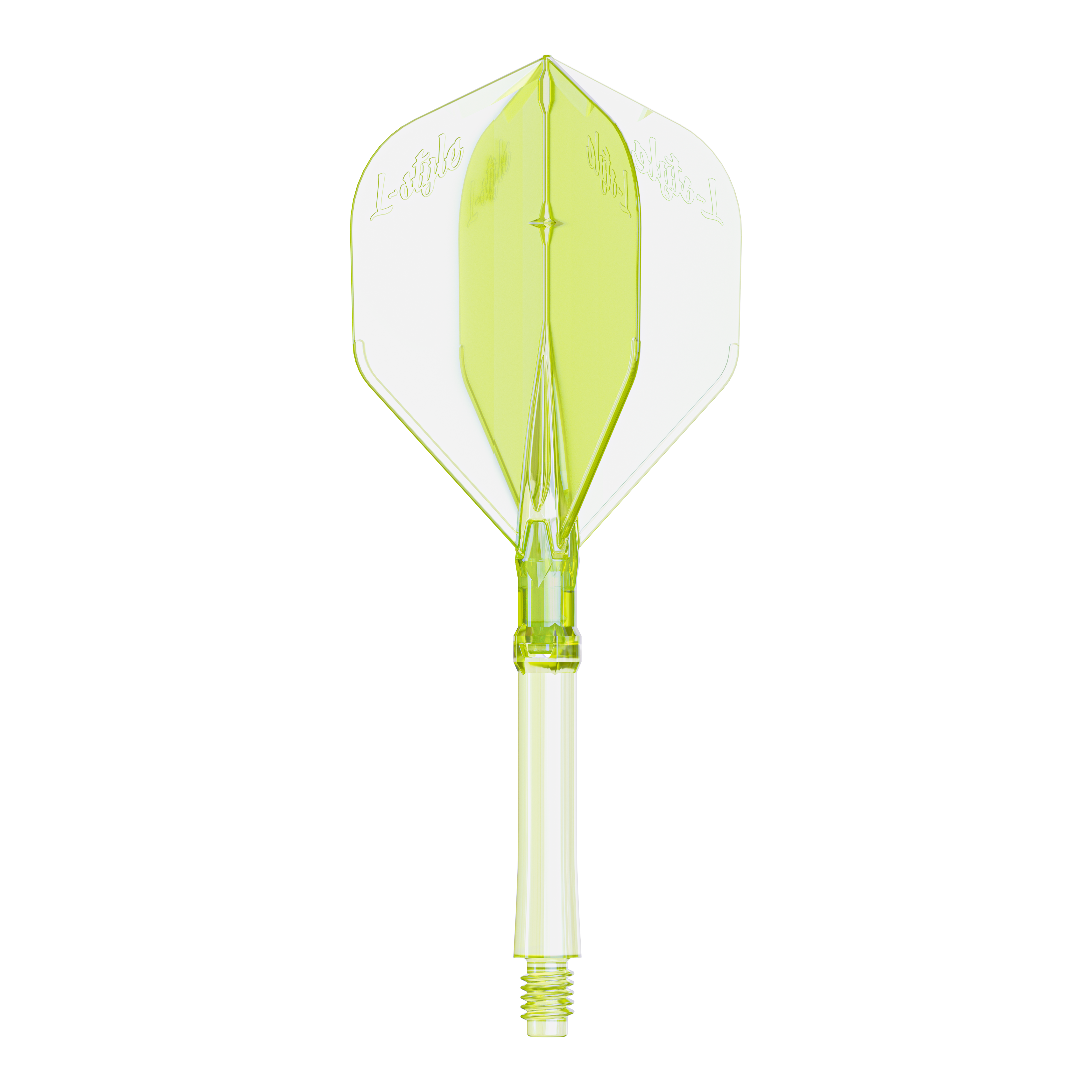 Loty L-Style L-Sytem - neonowożółte Abgebildet ist ein Dartflight in Neon-Gelb, große Größe, für das L-Style L-System. Das Produkt ist speziell für Dartspieler entwickelt.