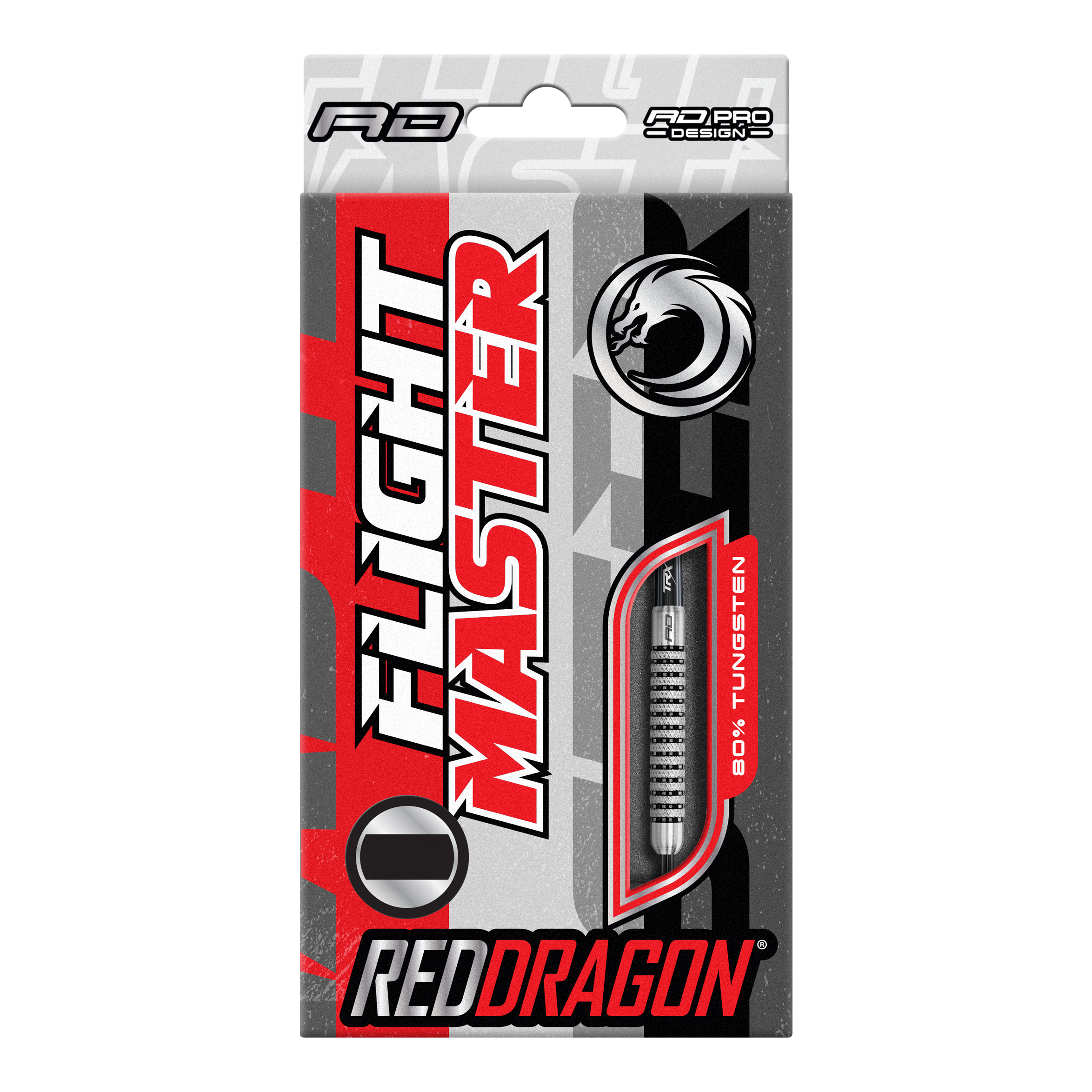 Red Dragon Flightmaster Fury 2 stalowe rzutki - 25g Abgebildet ist Red Dragon Flightmaster Fury 2 Steeldarts - 25g. Der Dart besticht durch sein modernes Design und seine robuste Verarbeitung.