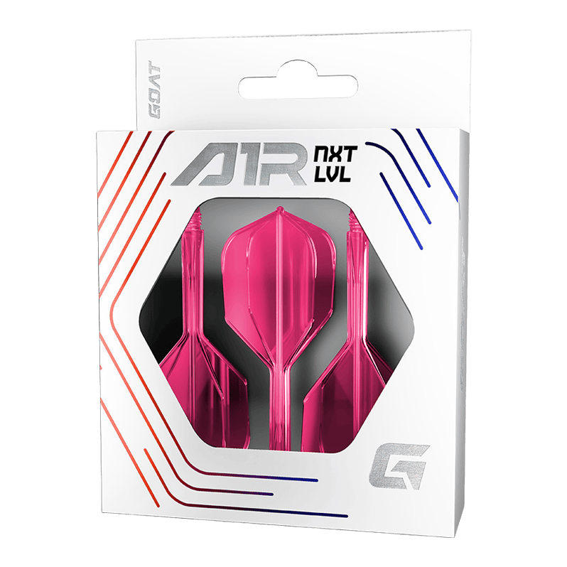 System wału lotniczego GOAT A1R No6 – neonowy róż Das Bild zeigt das GOAT A1R No6 Flight-Shaft-System in Neon Pink. Es ist ein moderner Flight-Shaft für Darts.
