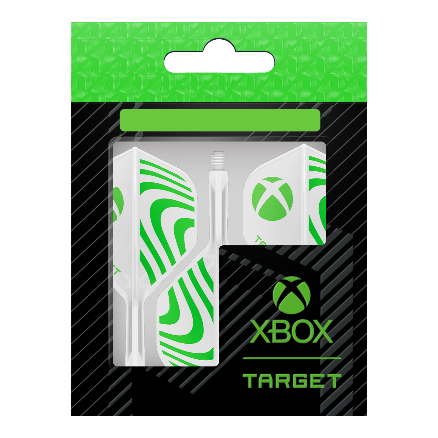 Target Xbox K-Flex No2 Standard Flights - białe Das Foto zeigt die Target Xbox K-Flex No2 Standard Flights - Weiß. Die Dart-Flights sind weiß und für Xbox entworfen.