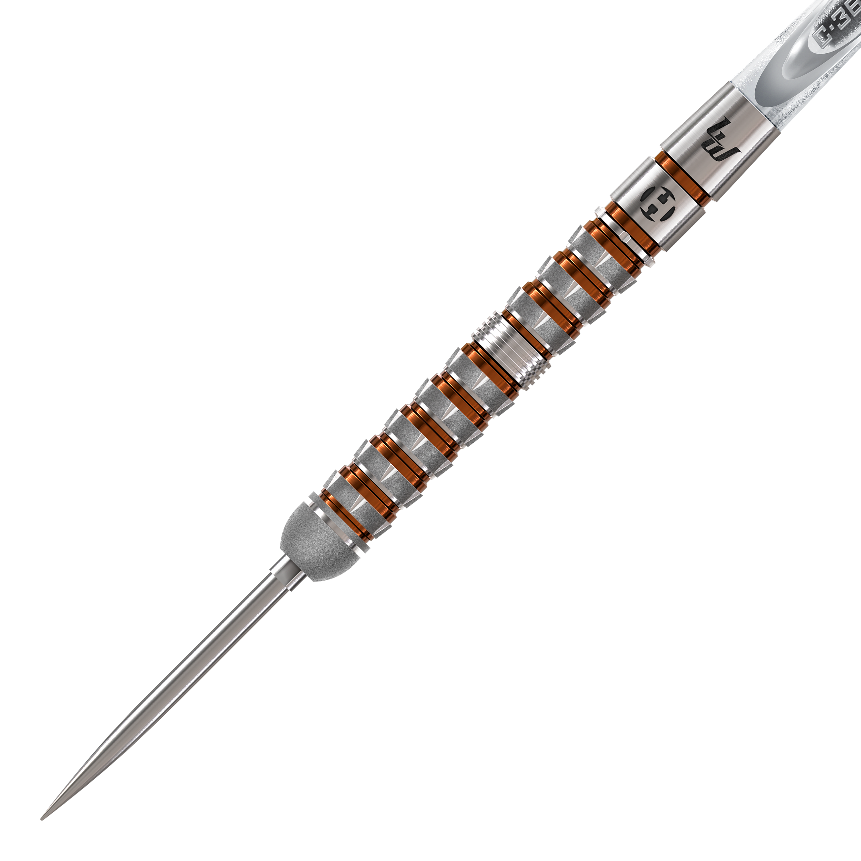 Dies ist ein Bild der Harrows Luke Woodhouse Series 3 Quick Point Steeldarts. Die Steeldarts sind optimal für präzises Dartspiel.
