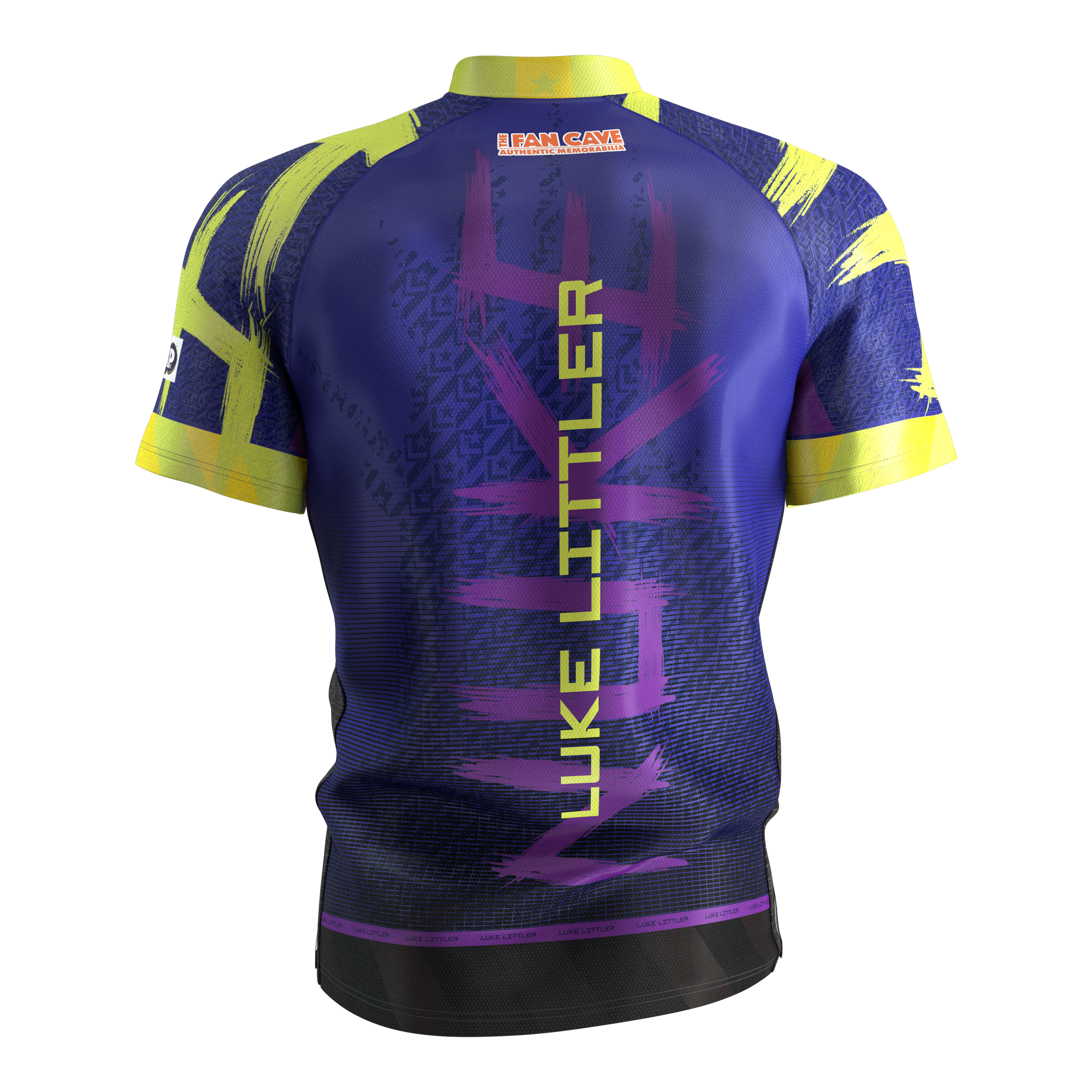 Koszulka do darta Target Luke Littler 2026 Target Luke Littler Dartshirt 2026 ist auf diesem Bild zu sehen. Es handelt sich um ein Dartshirt mit modernem Design.