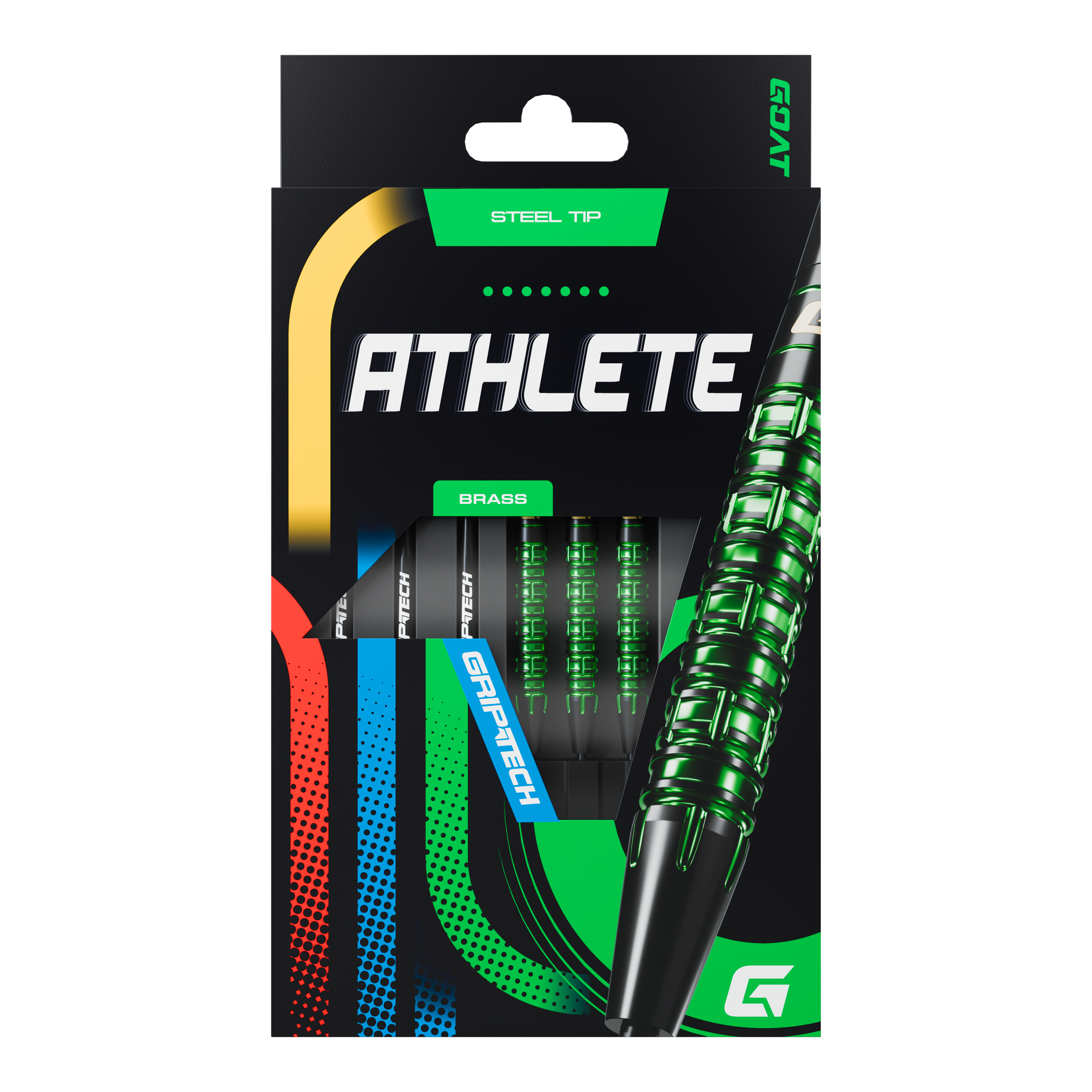 GOAT Athlete Green Mosiężne Steeldarts - 10g