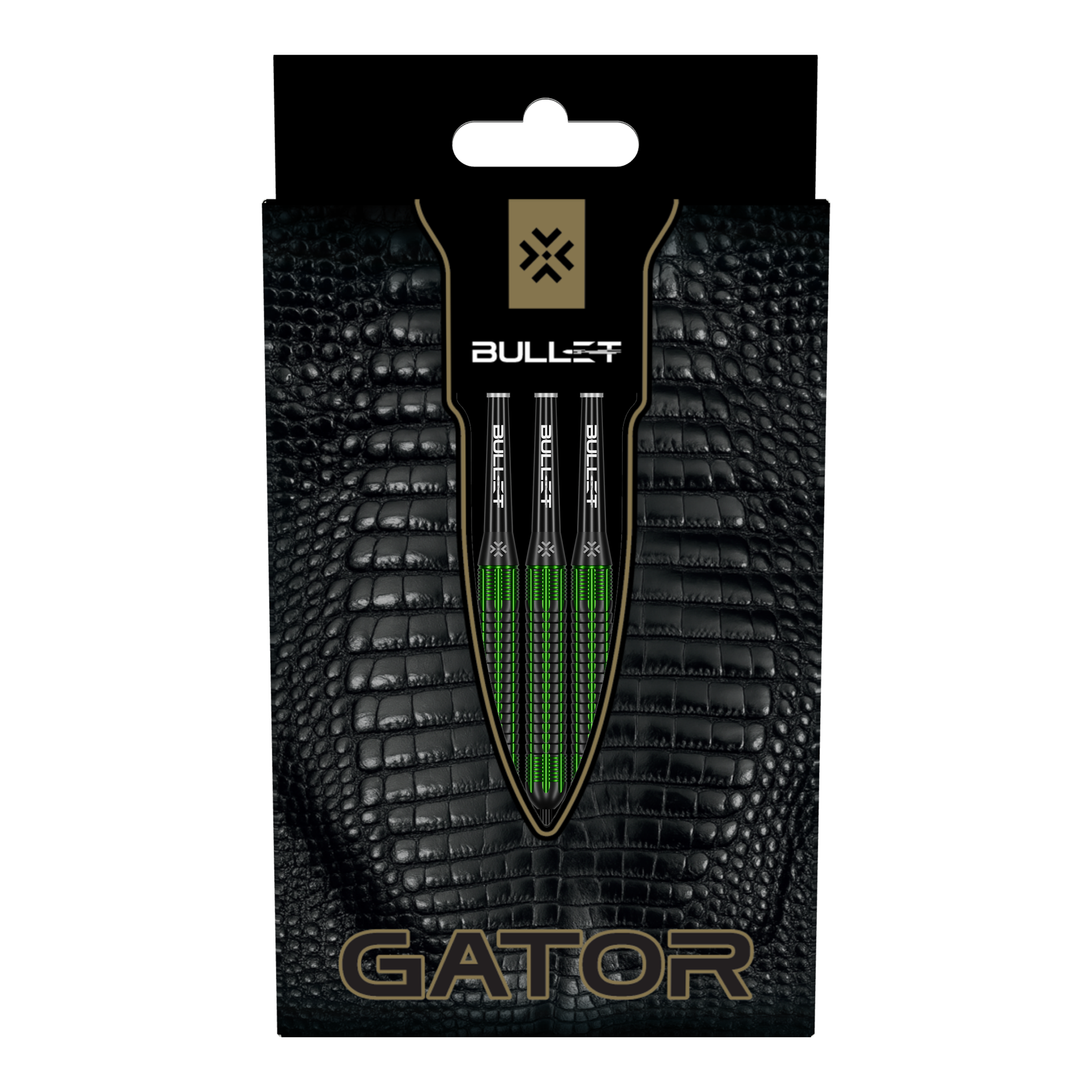 Lotki Bullet Gator Brass Steel Darts - 22g Abgebildet ist das Produkt Bullet Gator Brass Steeldarts - 22g. Diese Steeldarts sind speziell für Dartspieler entwickelt.