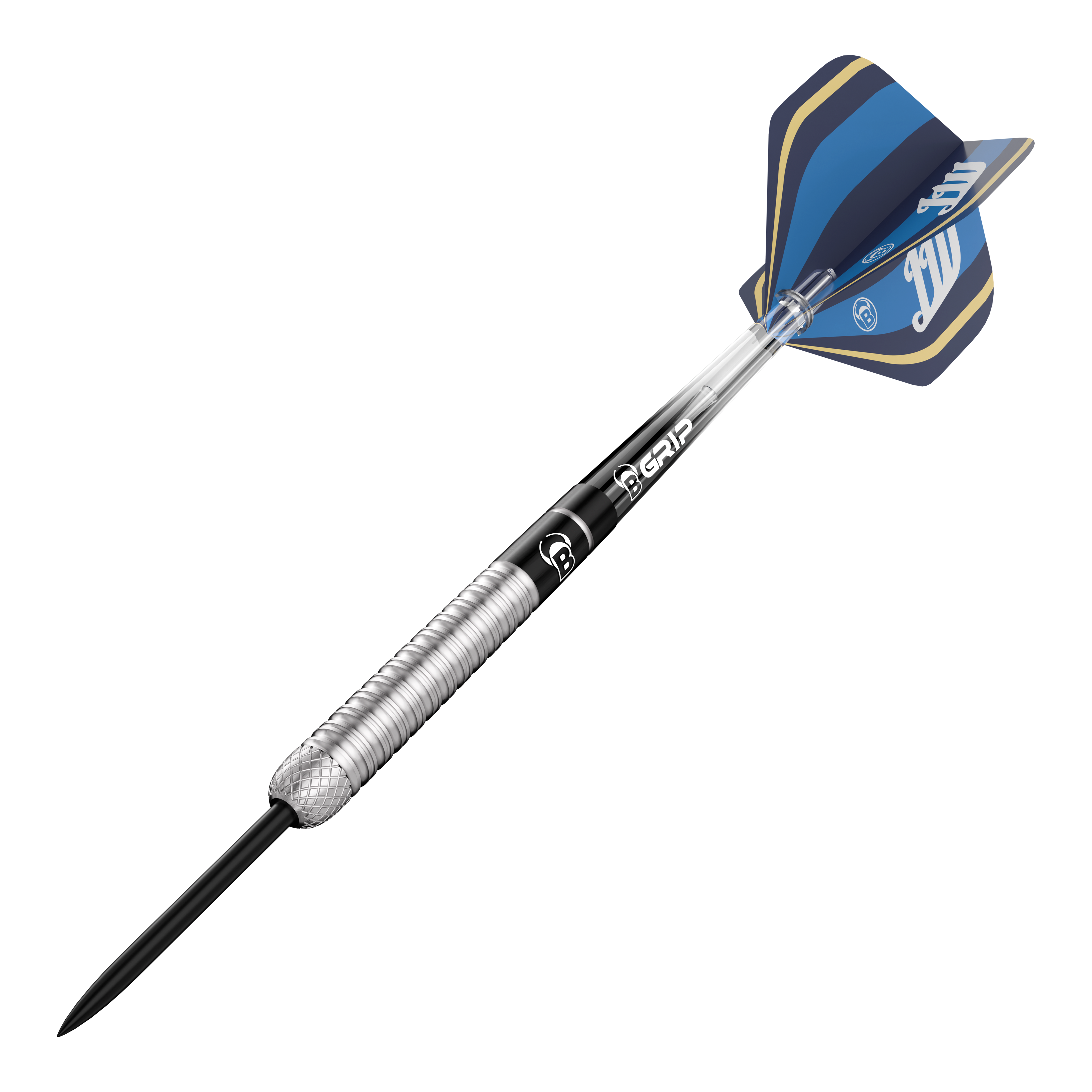 Das Bild zeigt Bulls Leon Weber Steeldarts. Dies sind hochwertige Steeldarts für das Dartspiel.