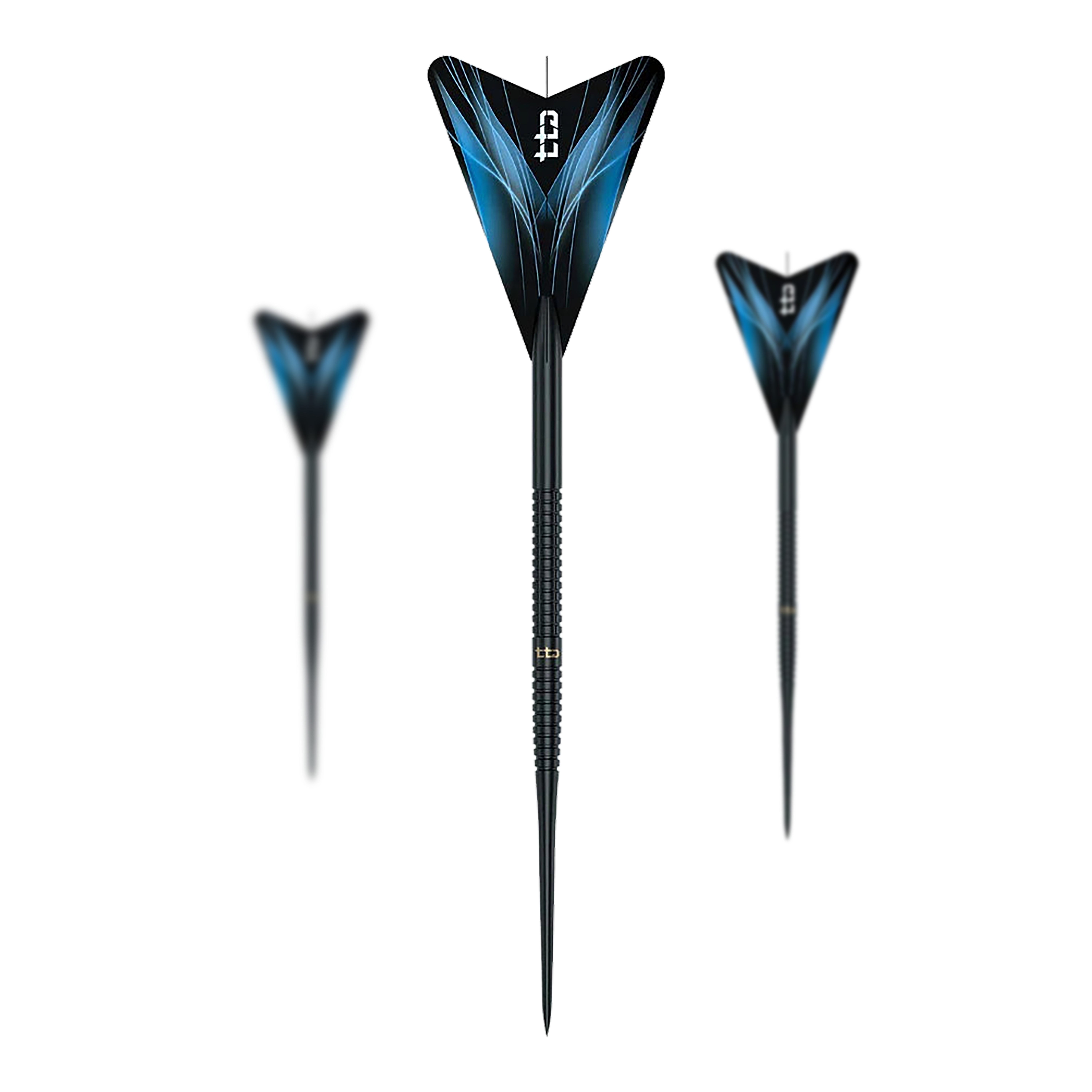 Caliburn TTD Complete Titanium T1 Black Steeldarts - 5g Abgebildet sind die Caliburn TTD Complete Titanium T1 Black Steeldarts - 5g. Die Darts haben ein schwarzes Design und wiegen 5g.