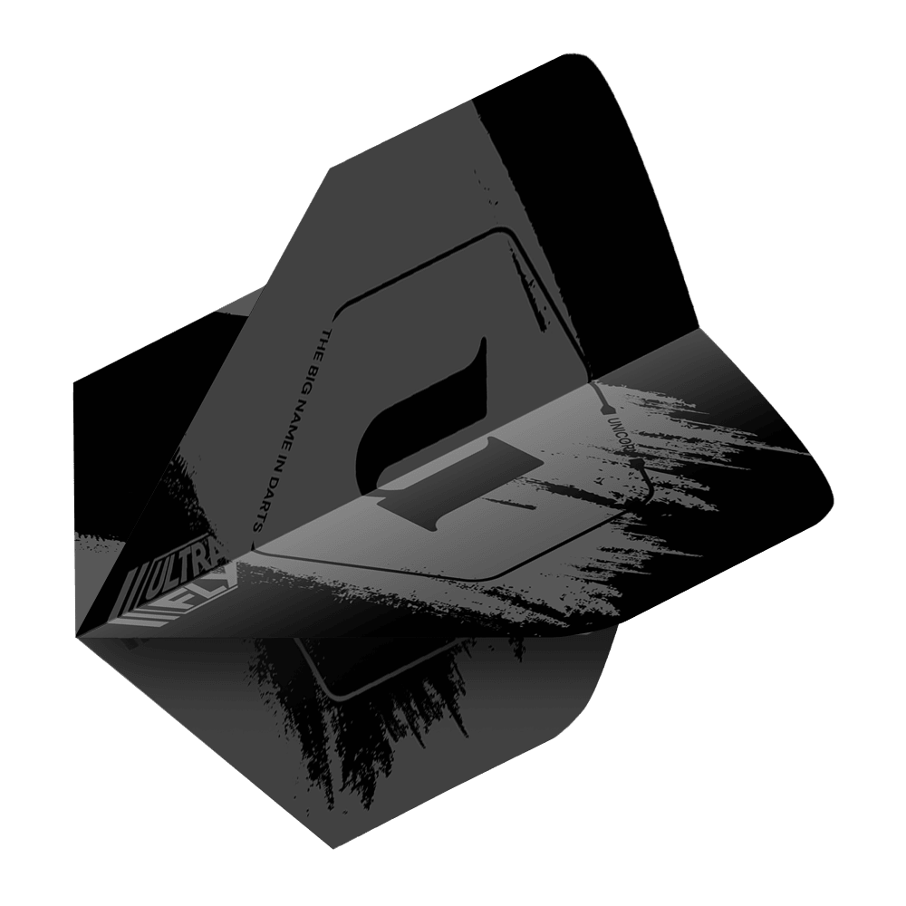 Unicorn Ultrafly 100 Team Unicorn Big Wing Flights - Szary Das Bild zeigt den Unicorn Ultrafly 100 Team Unicorn Big Wing Flight in Grau. Das Flight hat ein modernes, graues Design mit einem auffälligen Muster und dem Unicorn-Logo.