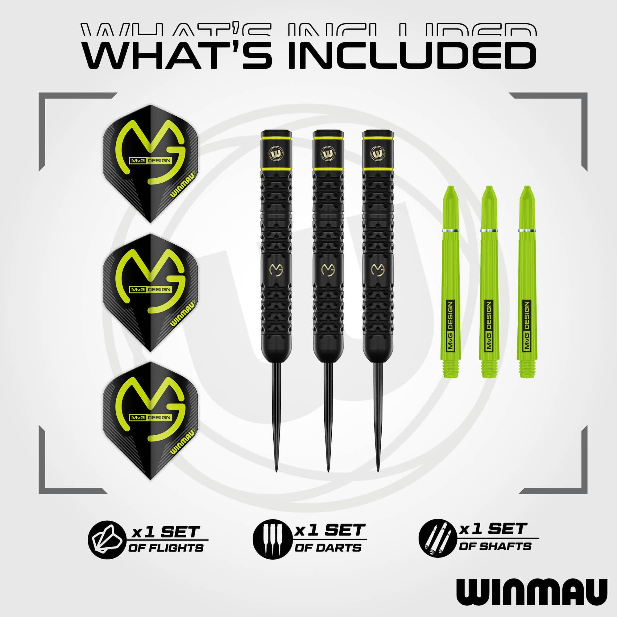 Rzutki stalowe Winmau Michael Van Gerwen - 21 g Rzutki stalowe Winmau Michael Van Gerwen - 21 g