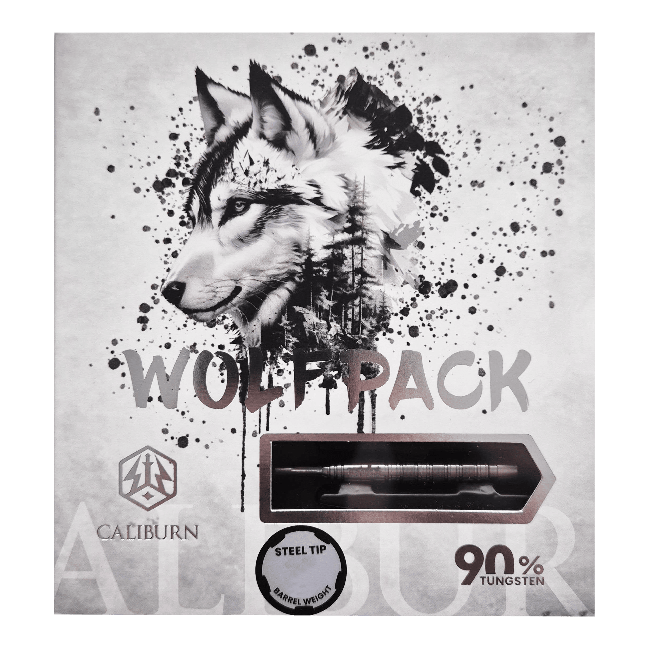Stalowe lotki Caliburn Wolfpack W7 - 21g Abgebildet ist das Produkt Caliburn Wolfpack W7 Steeldarts - 21g. Dieses Set besteht aus hochwertigen Steeldarts mit 21 Gramm Gewicht.
