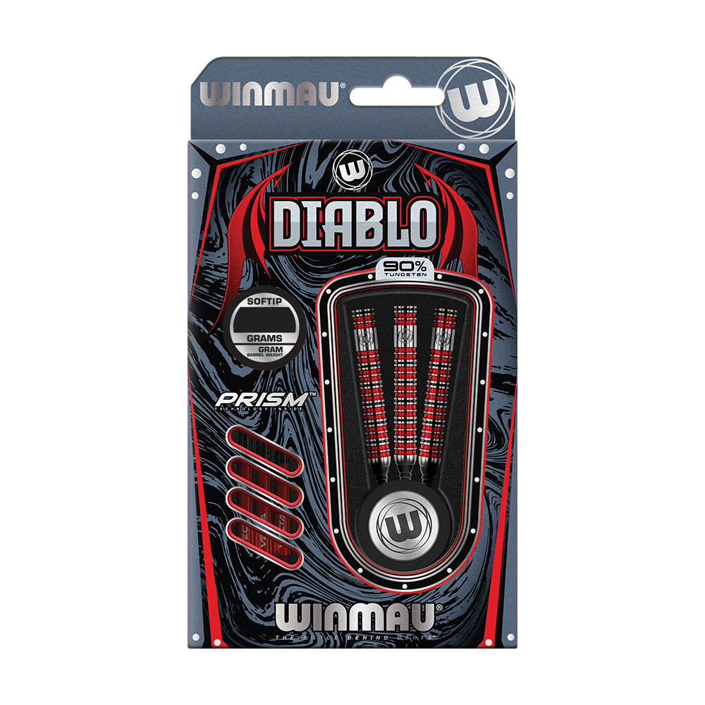 Miękkie rzutki równoległe Winmau Diablo - 20g