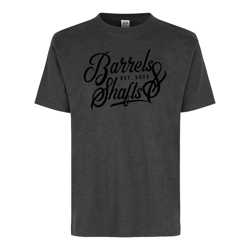 T-shirt Barrels and Shafts – grafitowo-szary