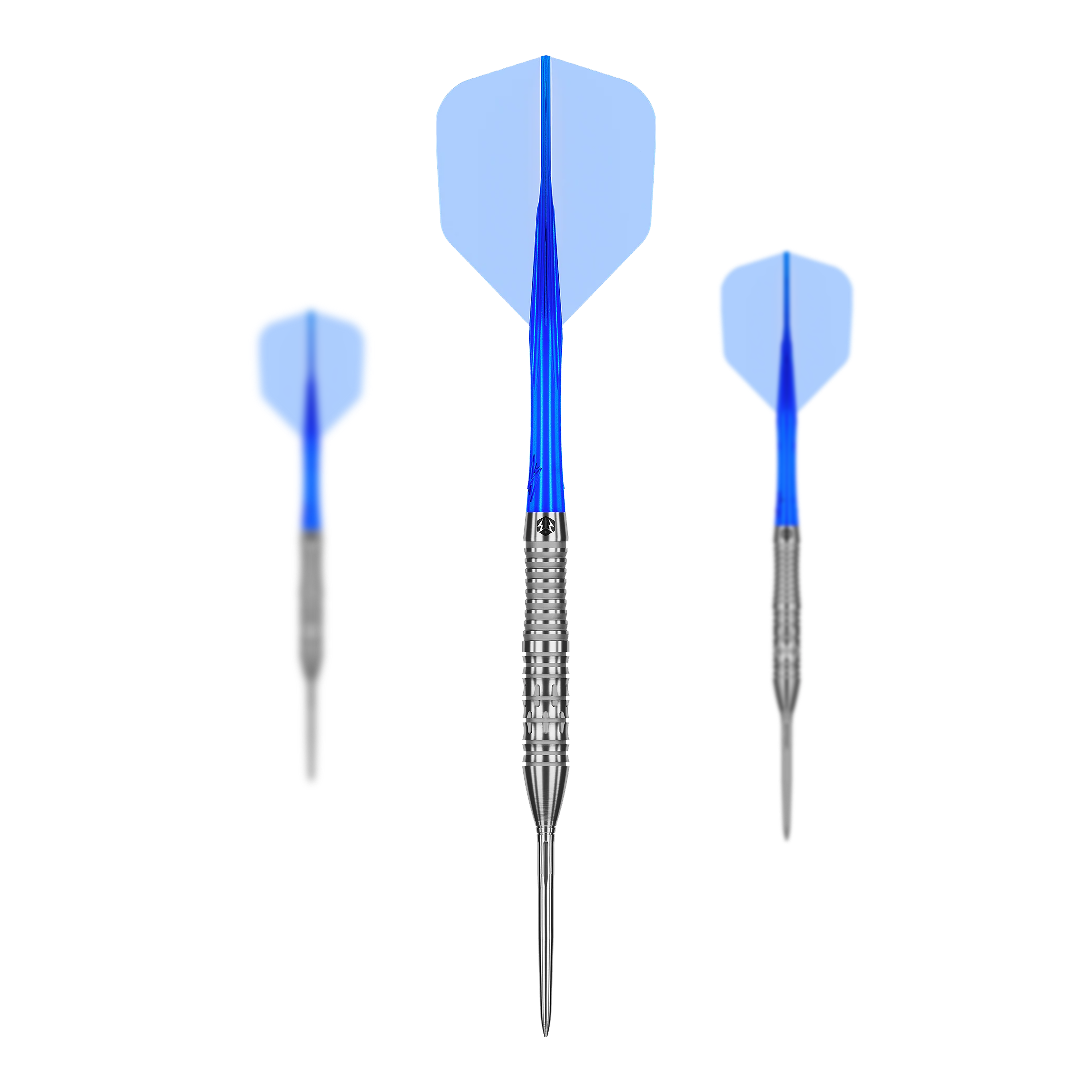 Stalowe lotki Caliburn Rix EZ-EVO R2 Abgebildet sind die Caliburn Rix EZ-EVO R2 Steeldarts als Set. Das Produkt ist für Dartspieler und Sammler interessant.
