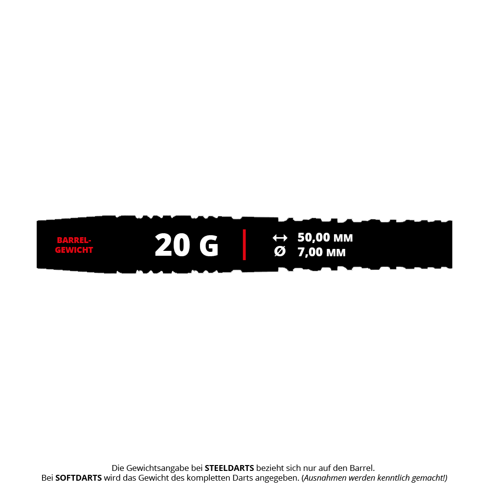 Caliburn Awakening Ivan Softdarts - 20g Abgebildet sind die Caliburn Awakening Ivan Softdarts mit einem Gewicht von 20g. Diese Softdarts sind für präzises Dartspiel entwickelt.