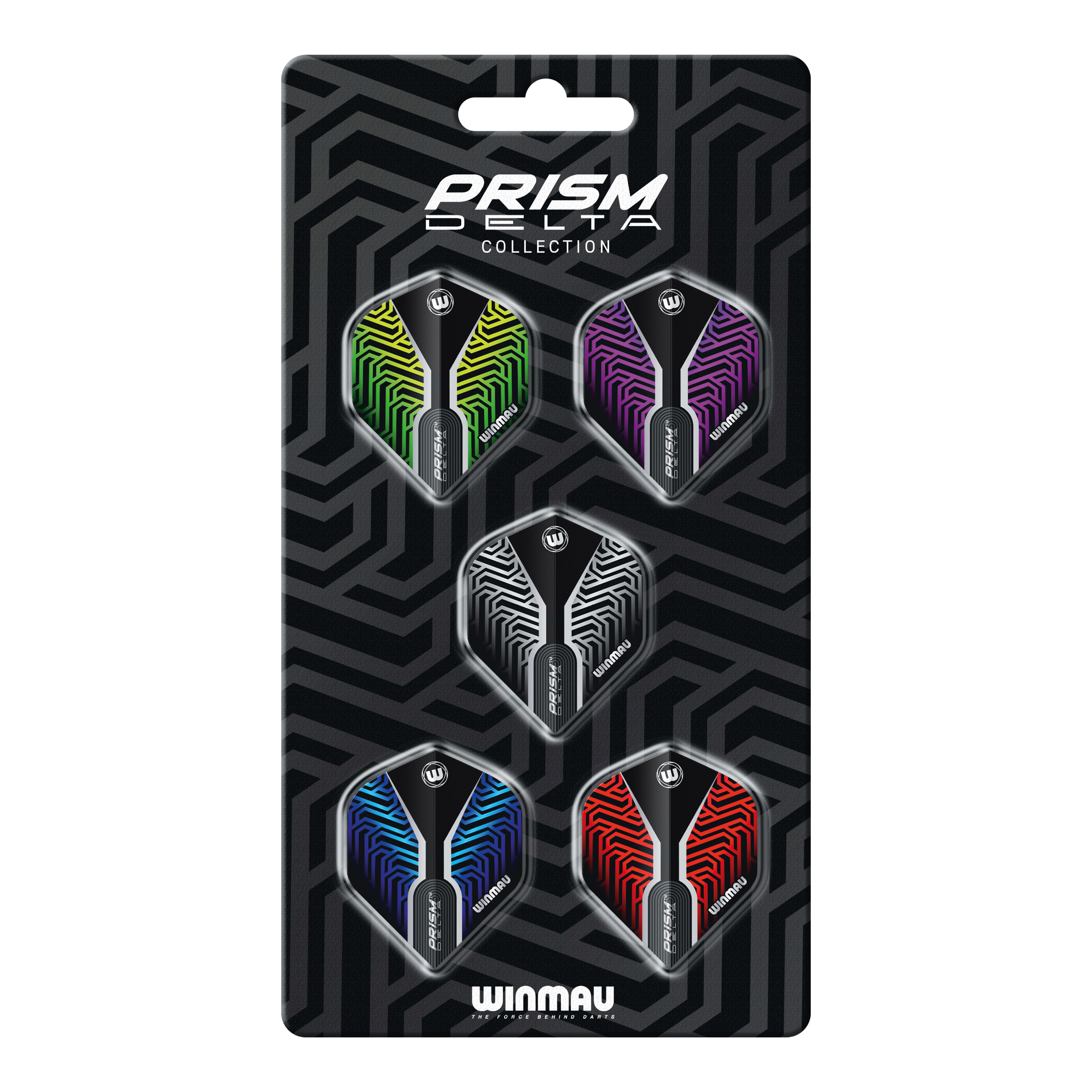 Kolekcja Winmau Prism Delta No2 Standard Flight Zu sehen ist die Winmau Prism Delta No2 Standard Flight Collection. Diese Flights eignen sich bestens für präzise Dartspiele.