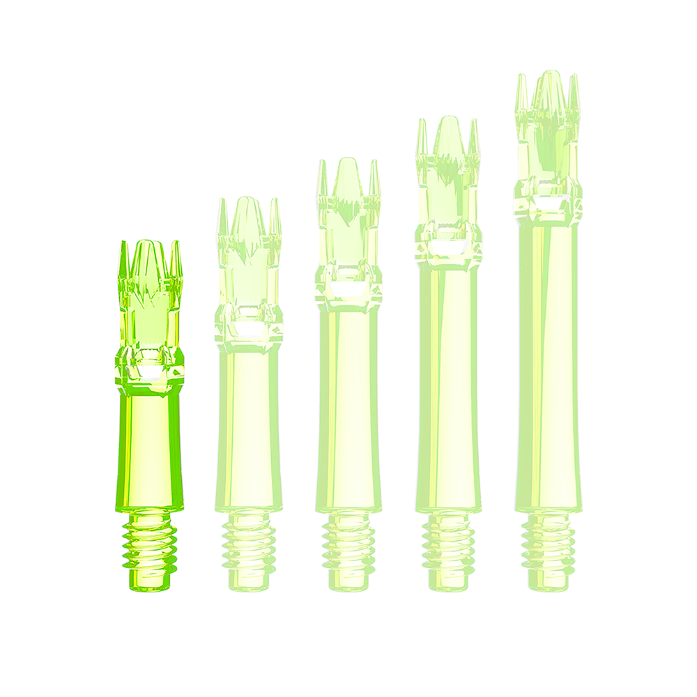 Wałki wymienne L-Style L-System - neonowożółte Hier ist eine neongelbe Ersatzshaft abgebildet. Die Shaft wird von vorne gezeigt.