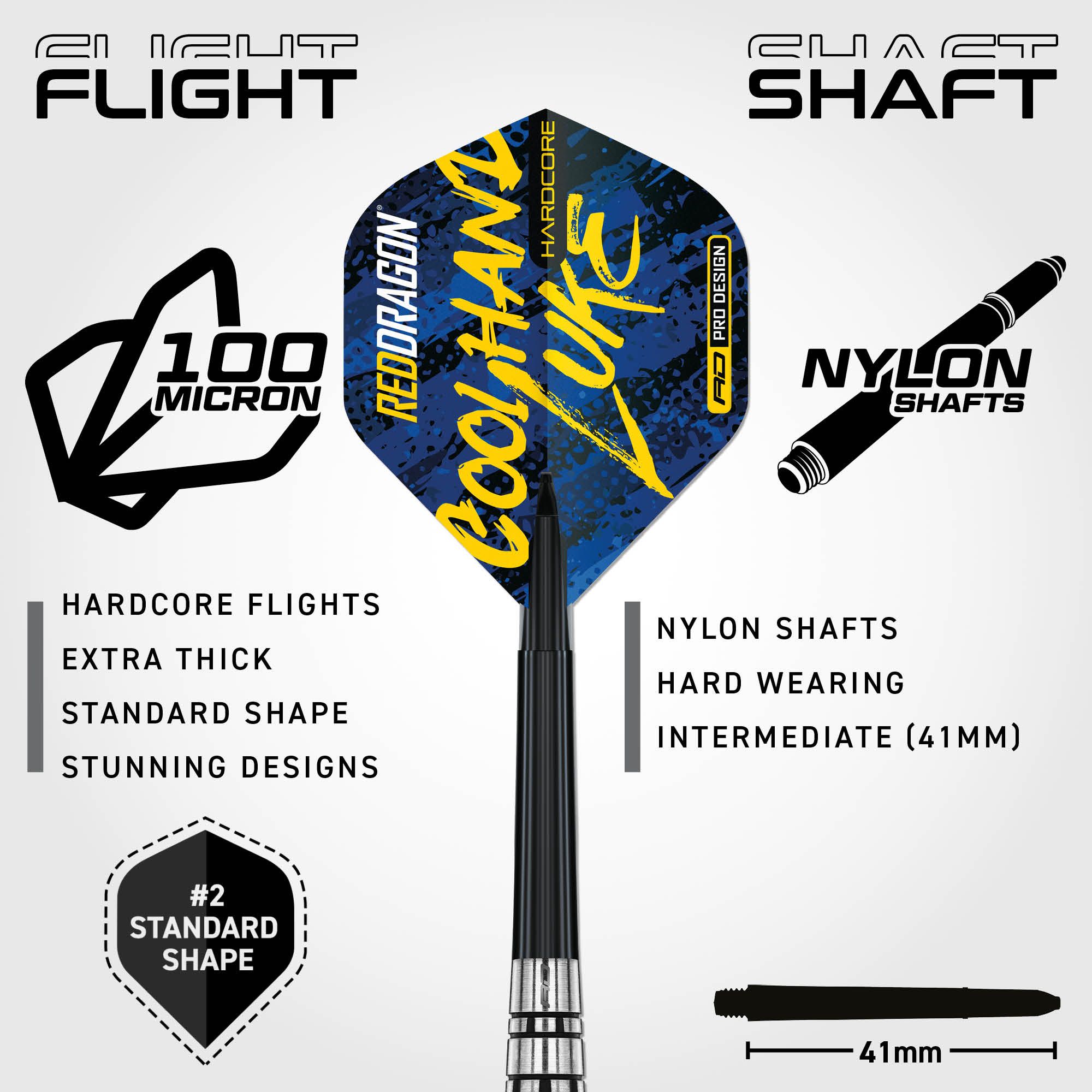 Rzutki Red Dragon Luke Humphries Brass Steel Darts - 21 g Rzutki Red Dragon Luke Humphries Brass Steel Darts - 21 g