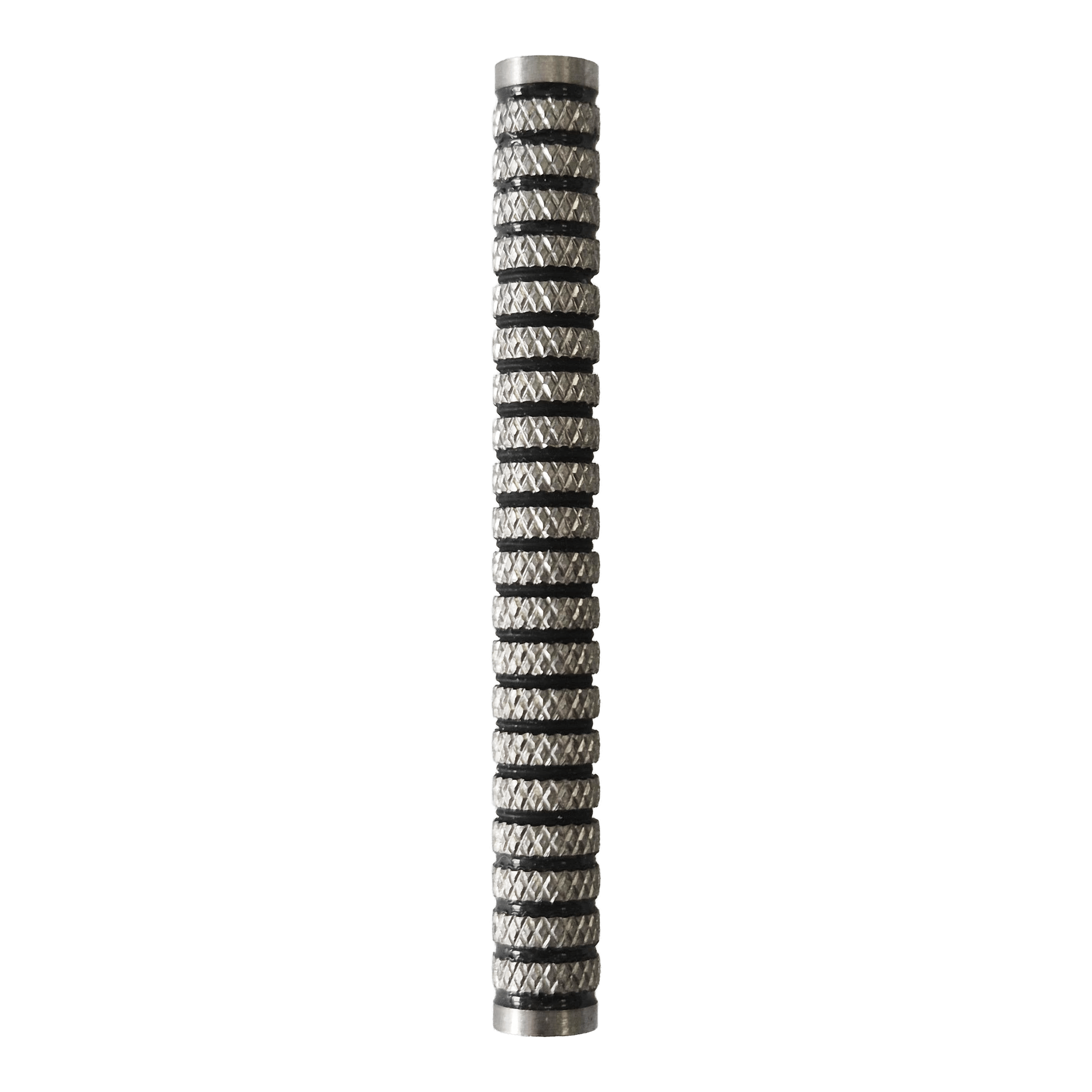 Lufy do rzutek McDart Black Ring Knurled Softdart - 18 g Zu sehen sind die McDart Black Ring Knurled Softdart Barrels - 18g. Das Bild illustriert das Produkt mit schwarzen Rillen für einen besseren Halt.