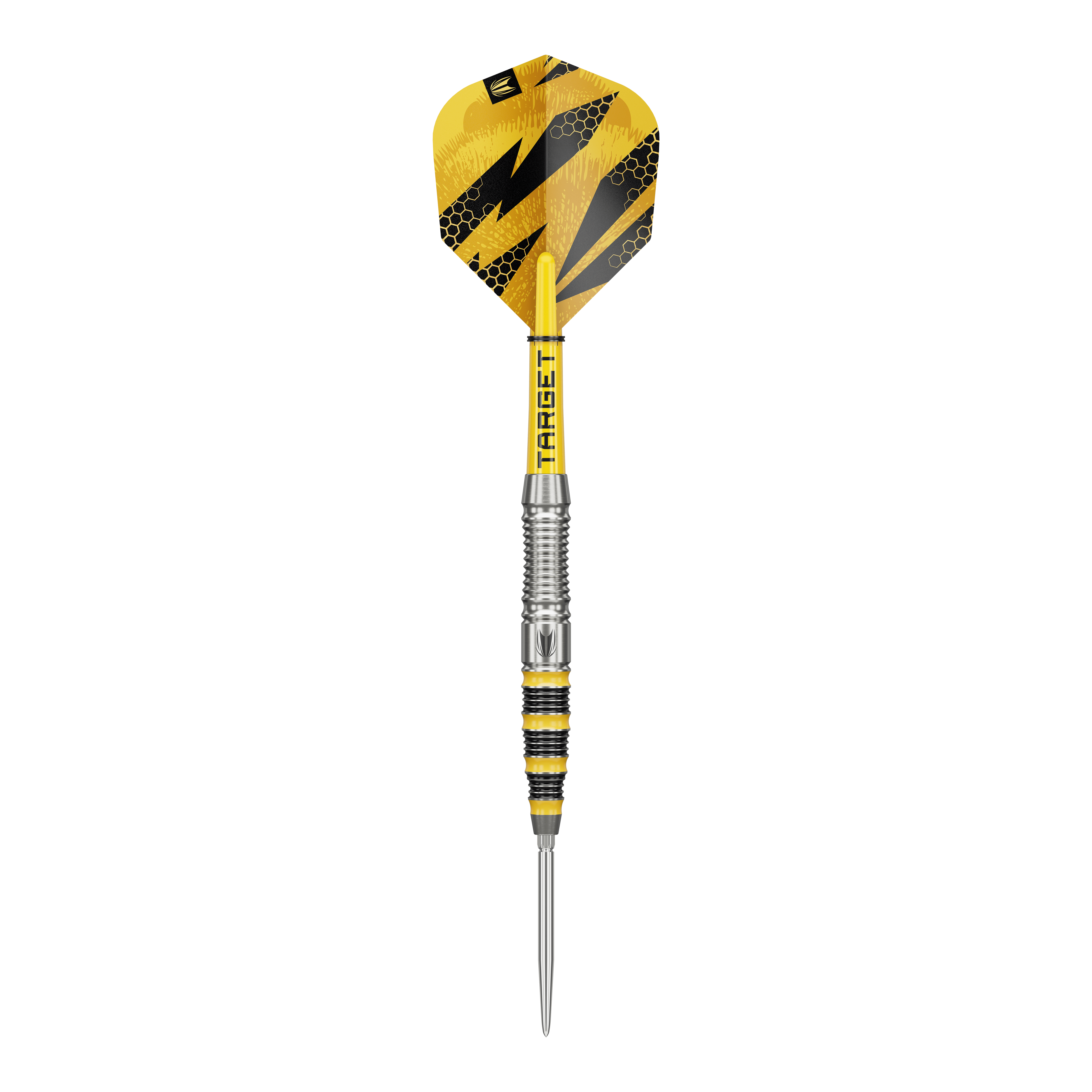 Stalowe lotki Target Buzz 03 Swiss Points Dieses Bild zeigt Target Buzz 03 Swiss Points Steeldarts aus einer anderen Perspektive. Die Darts zeichnen sich durch ihr präzises Design aus.