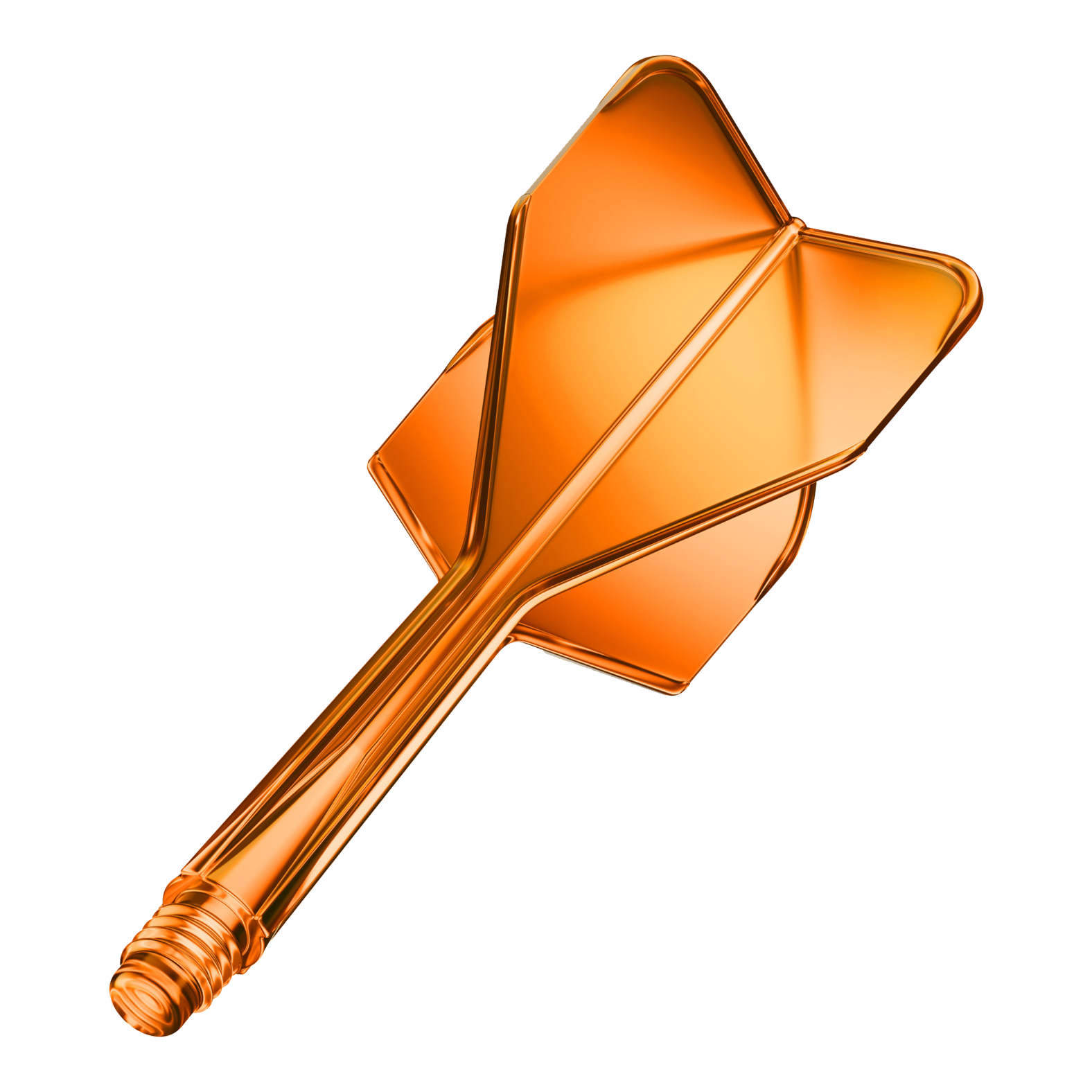 System wału lotniczego GOAT A1R No6 – neonowopomarańczowy Dieses Bild zeigt das GOAT A1R No6 Flight-Shaft-System in Neon Orange. Es handelt sich um einen Dart-Schaft mit Flug, präsentiert einzeln.