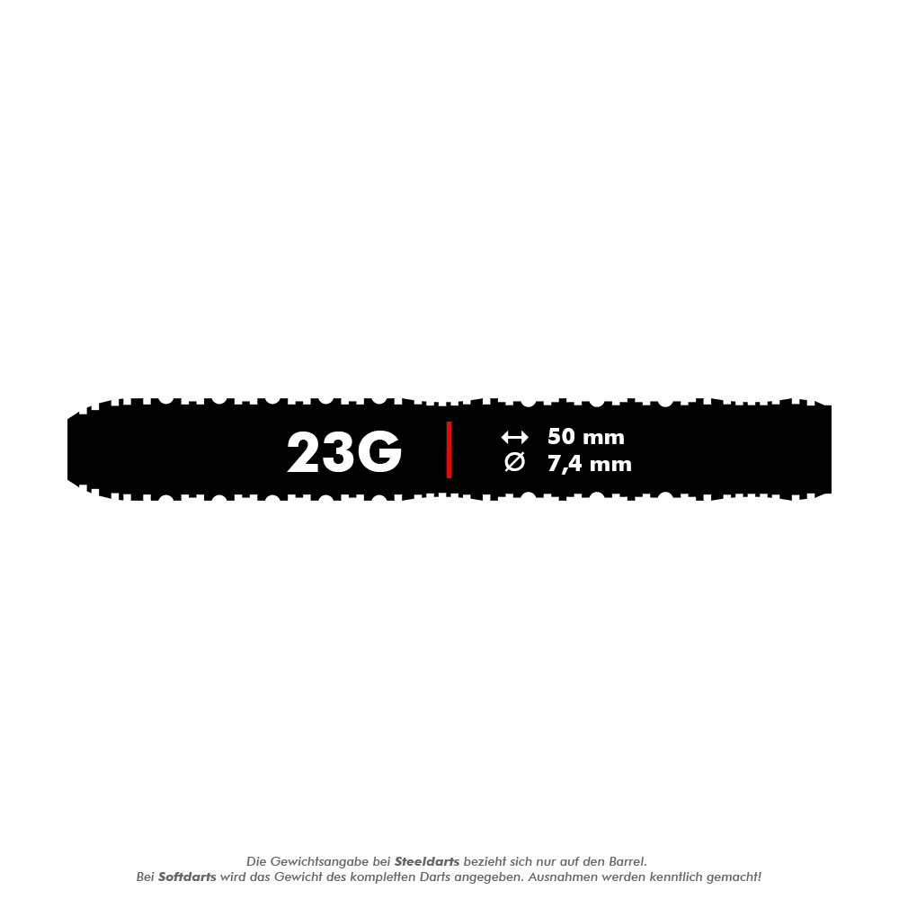 Lotki stalowe Shot ZEN Straight Turbo Point - 23 g