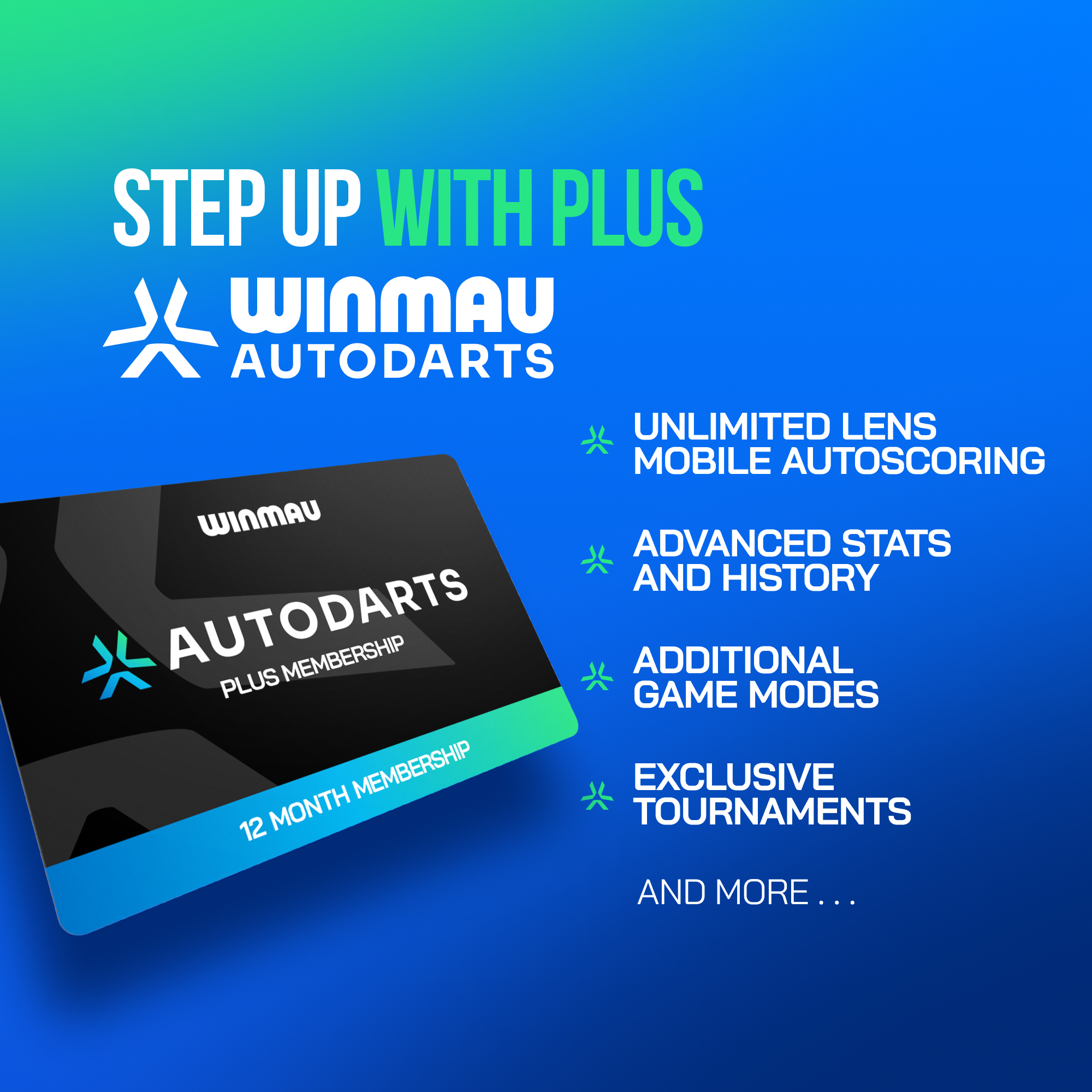 Podstawka pod urządzenie Winmau i 12-miesięczny pakiet członkostwa