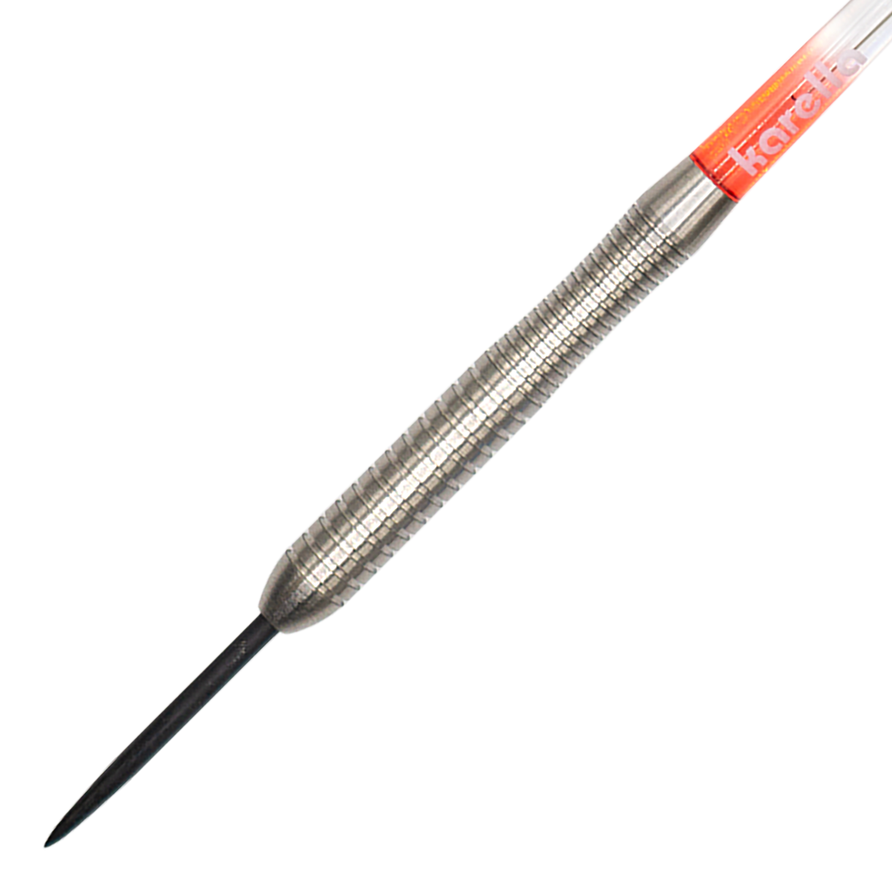Dieses Bild präsentiert die Karella Comic Line CL-2 Steeldarts mit 23g Gewicht. Ideal für alle, die Wert auf professionelle Steeldarts legen.