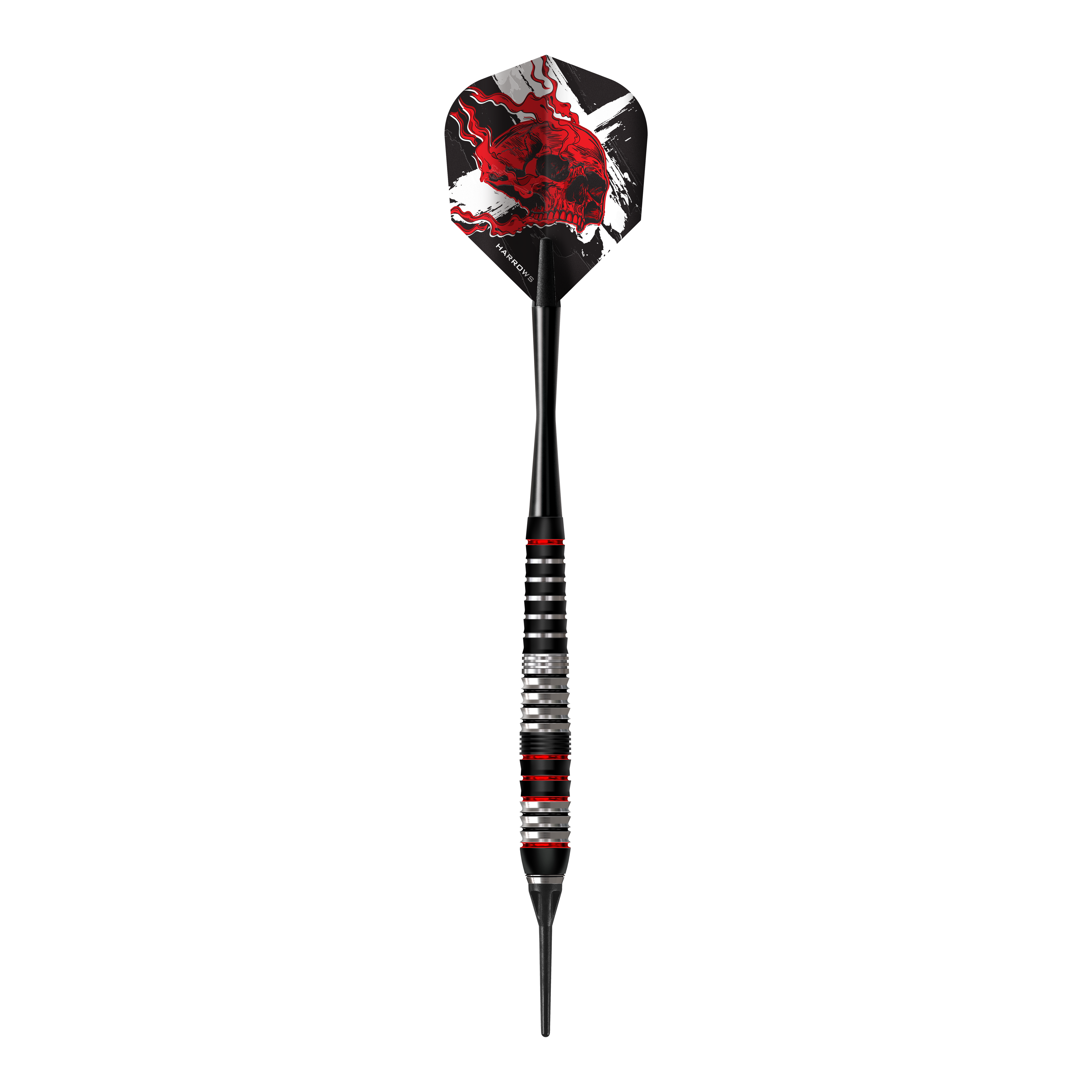 Harrows Heavy Metal Ryan Searle Brass Soft Darts Abgebildet sind die Harrows Heavy Metal Ryan Searle Brass Softdarts. Diese Softdarts zeichnen sich durch ihre schwere Bauweise und hochwertige Verarbeitung aus.