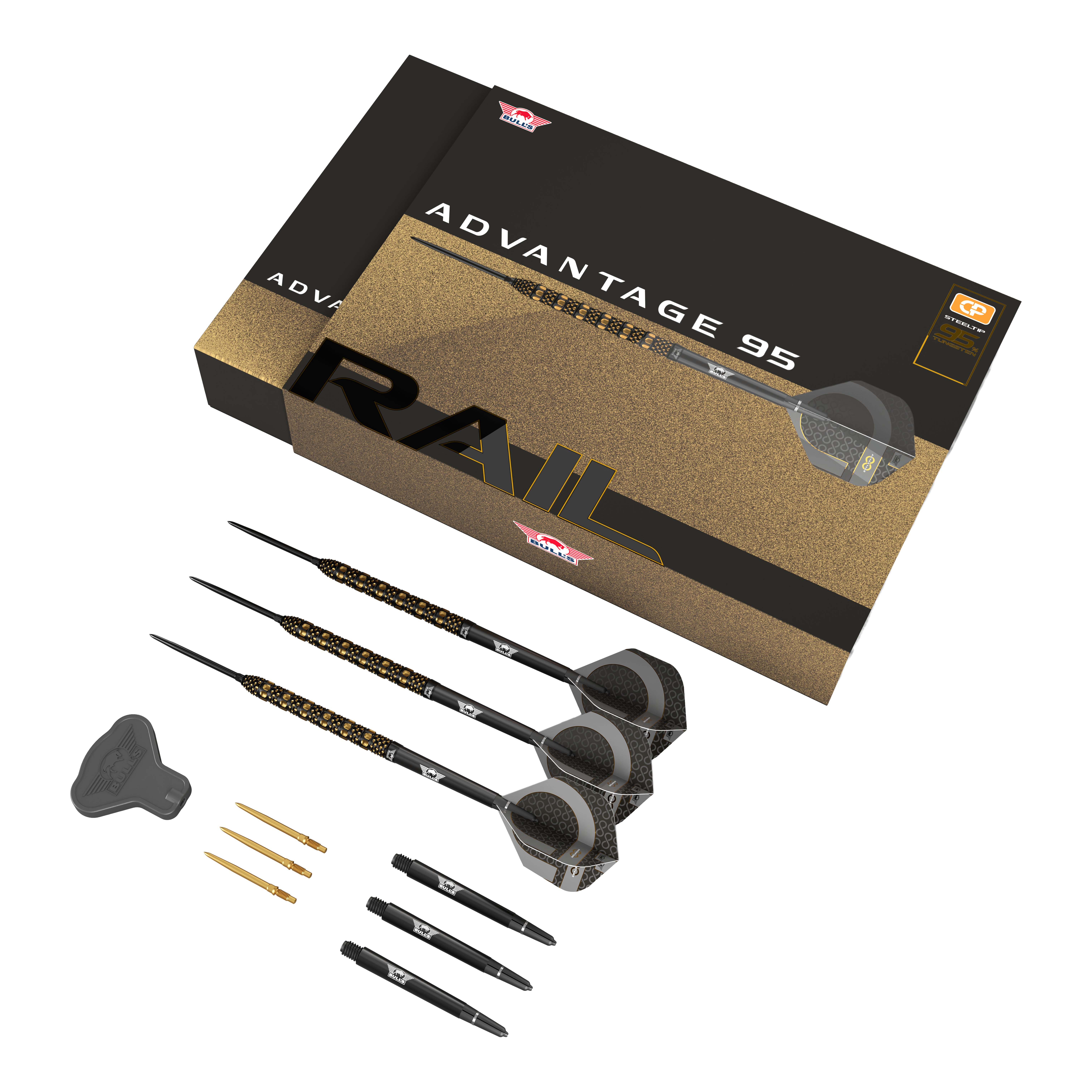 Darty Bulls NL Advantage 95 Rail Convertible Point Steel Darty Bulls NL Advantage 95 Rail Convertible Point Steel